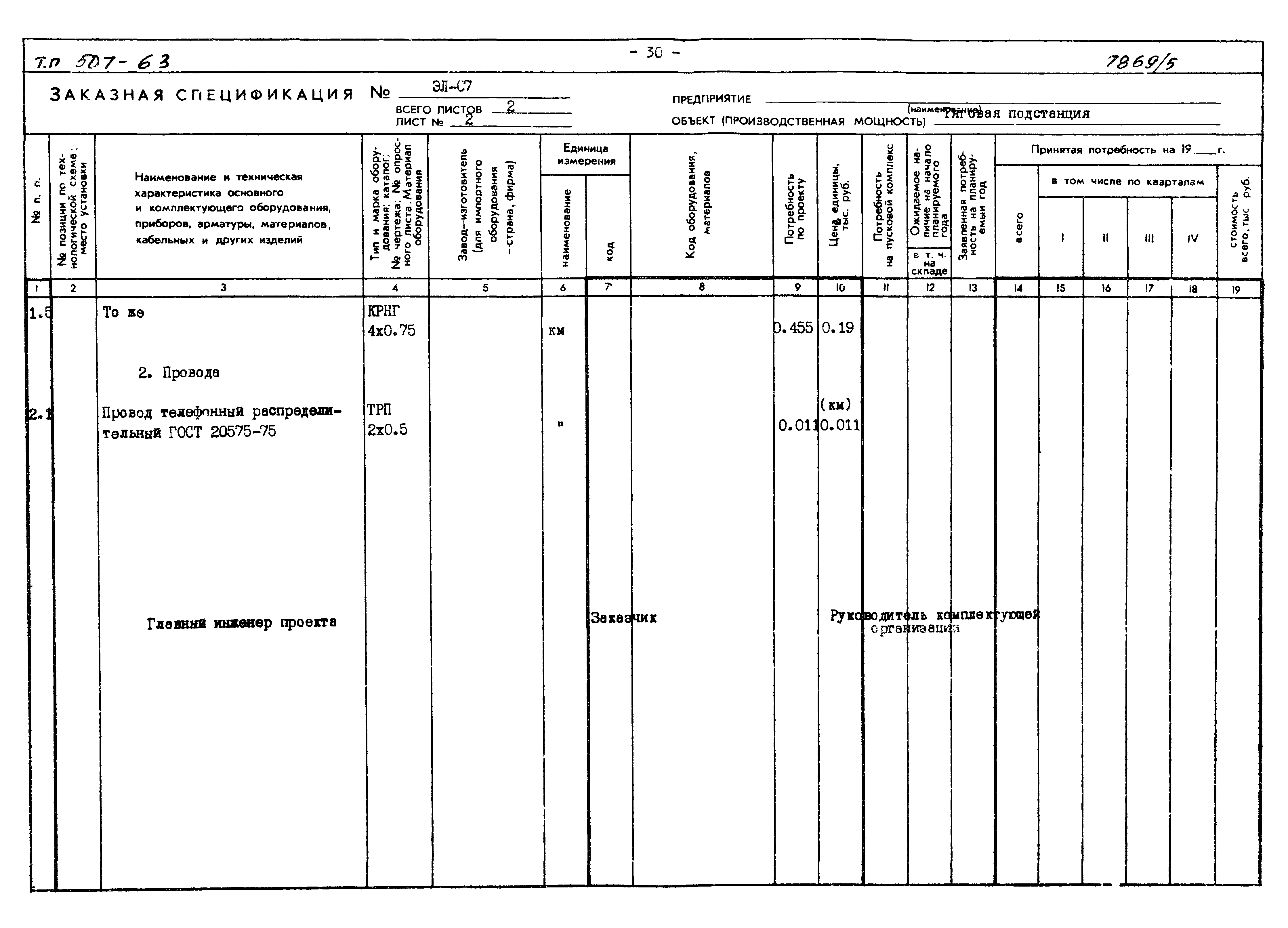 Типовой проект 507-63