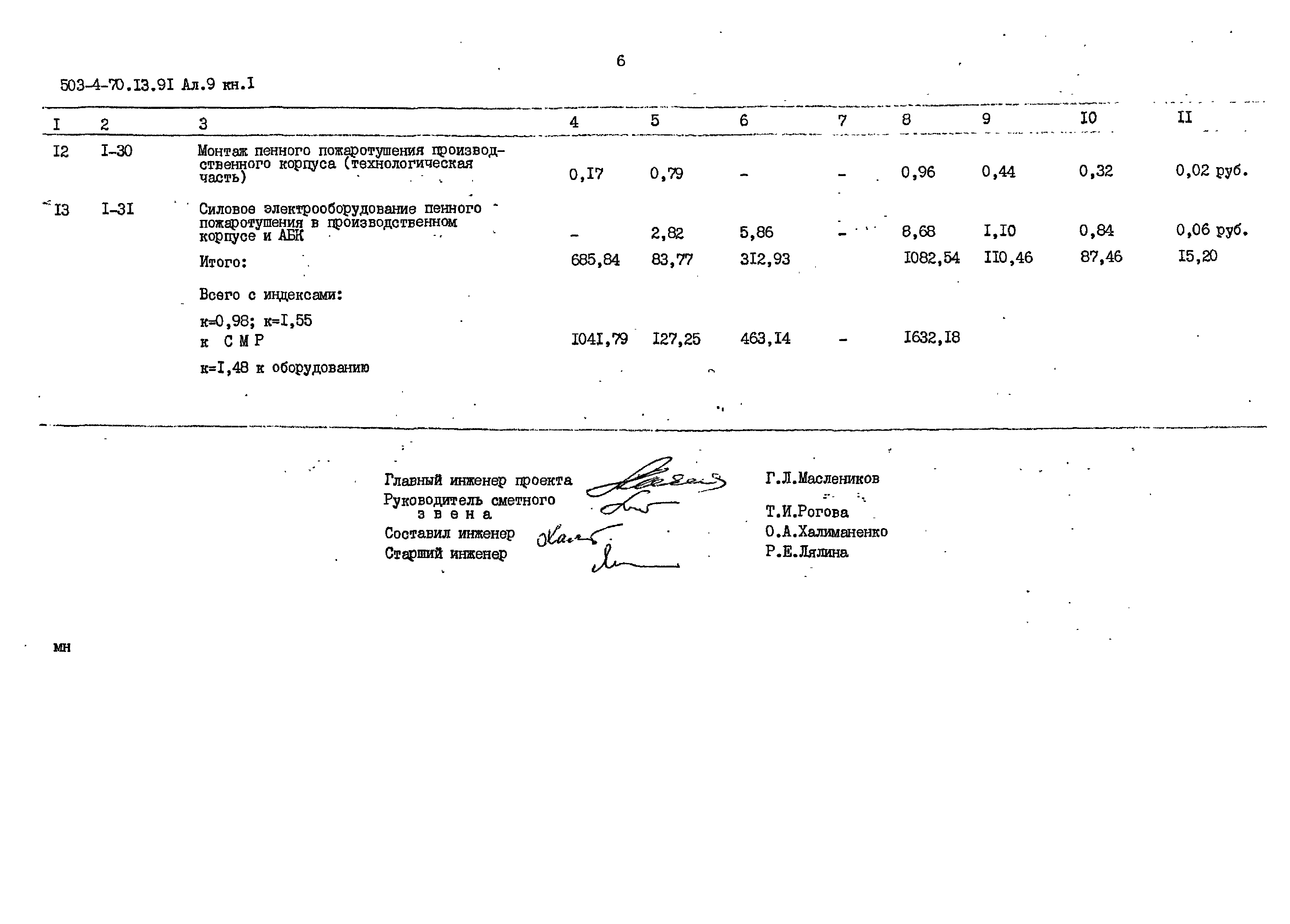 Типовой проект 503-4-70.13.91