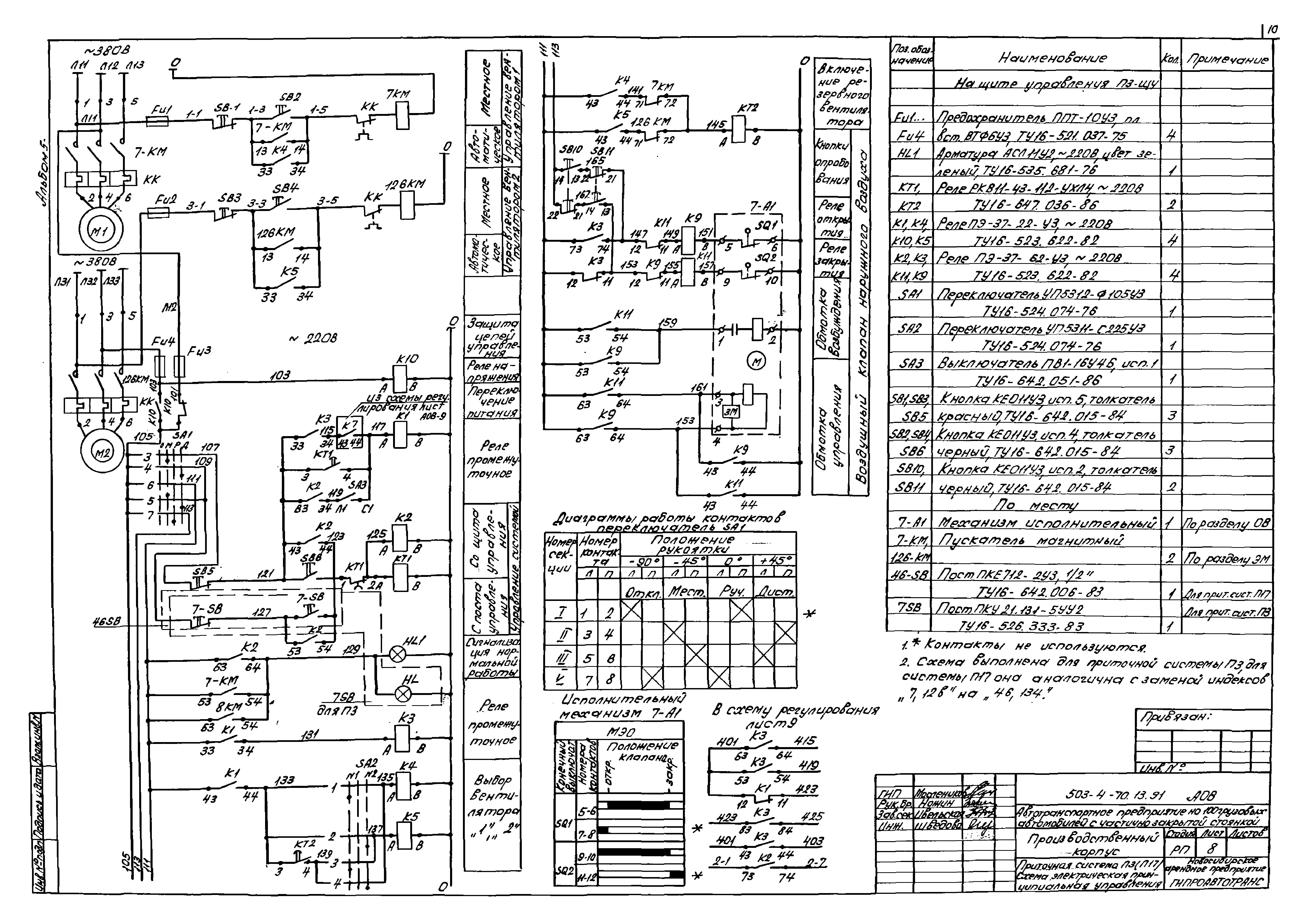 Типовой проект 503-4-70.13.91