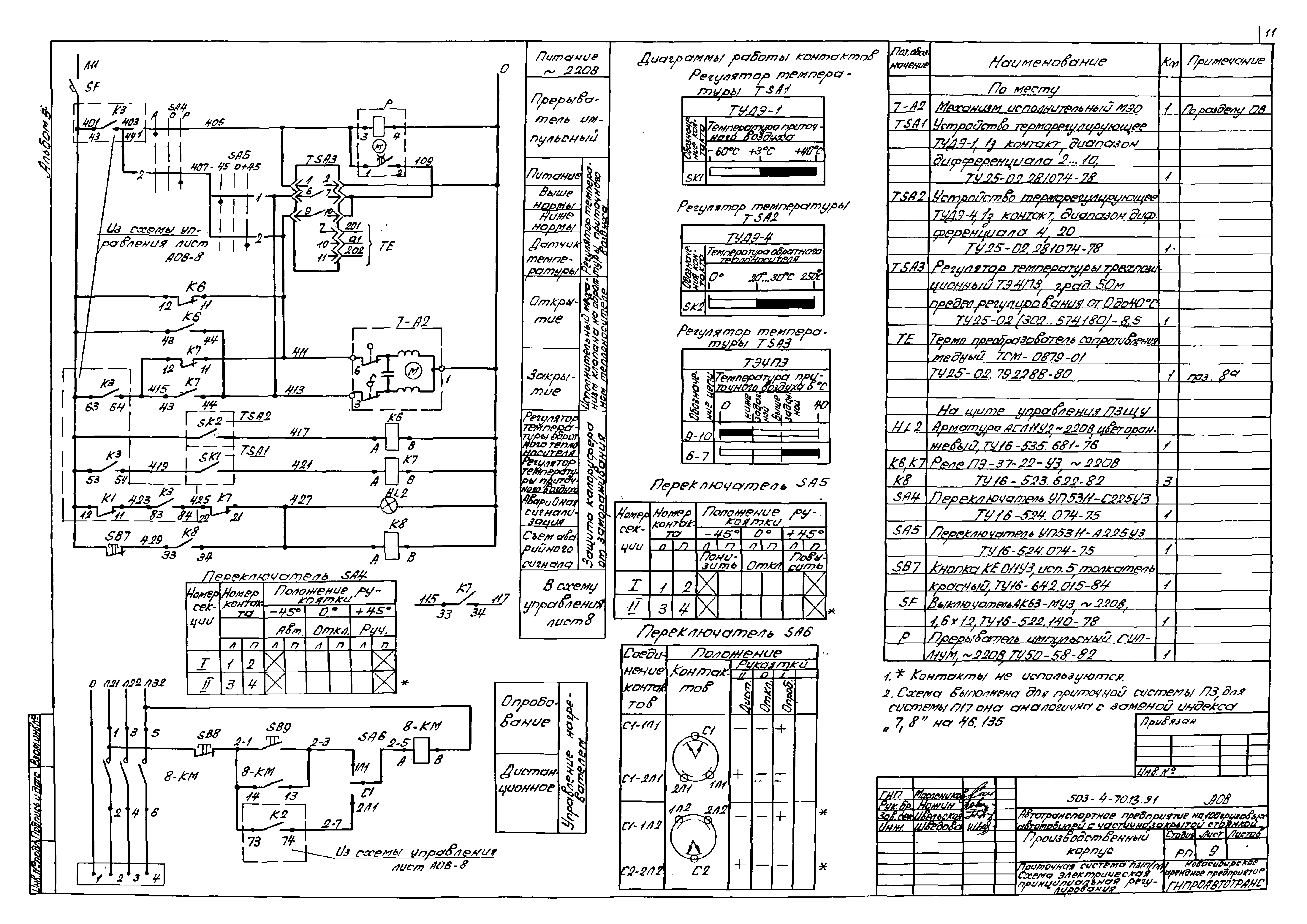 Типовой проект 503-4-70.13.91