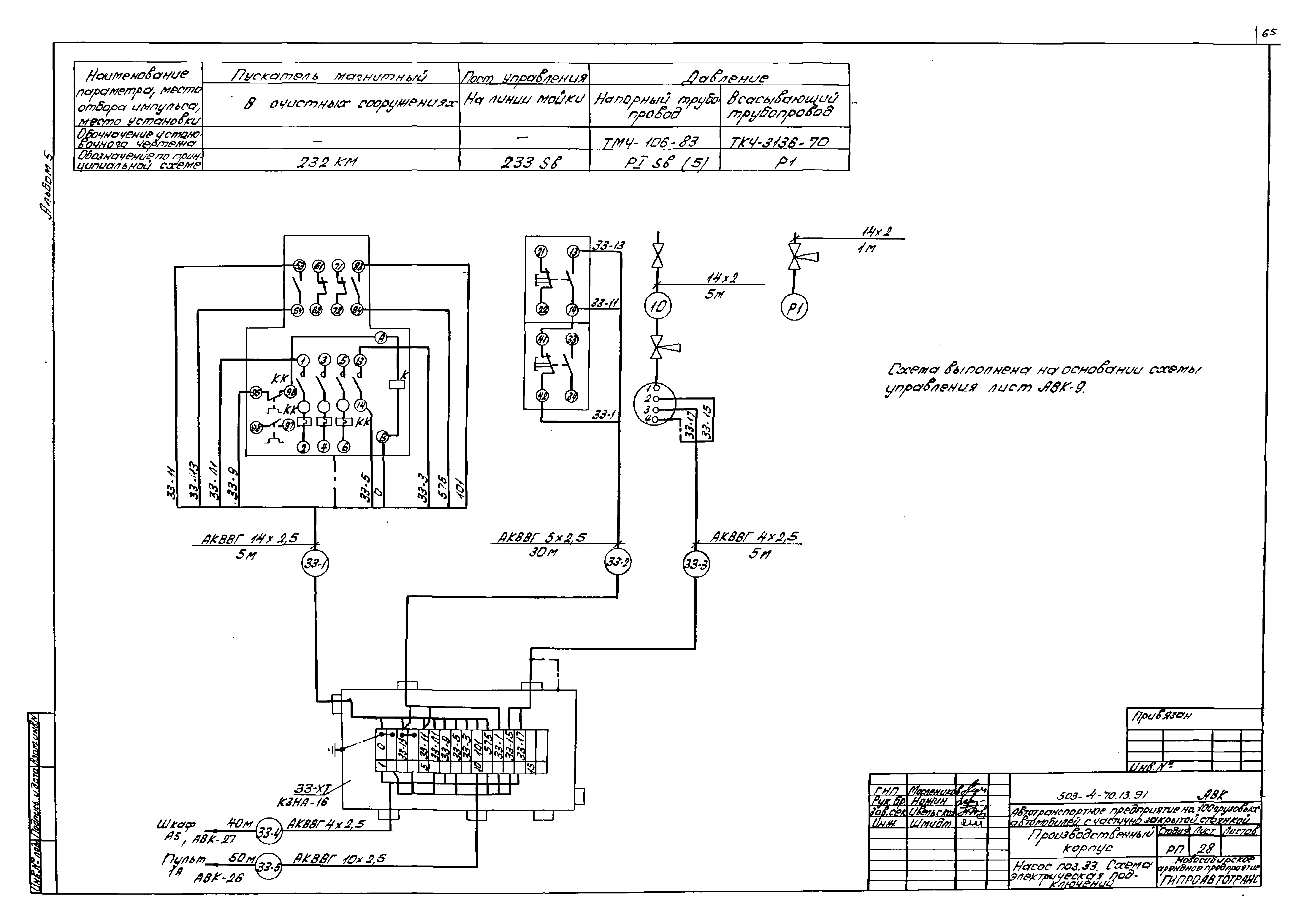 Типовой проект 503-4-70.13.91