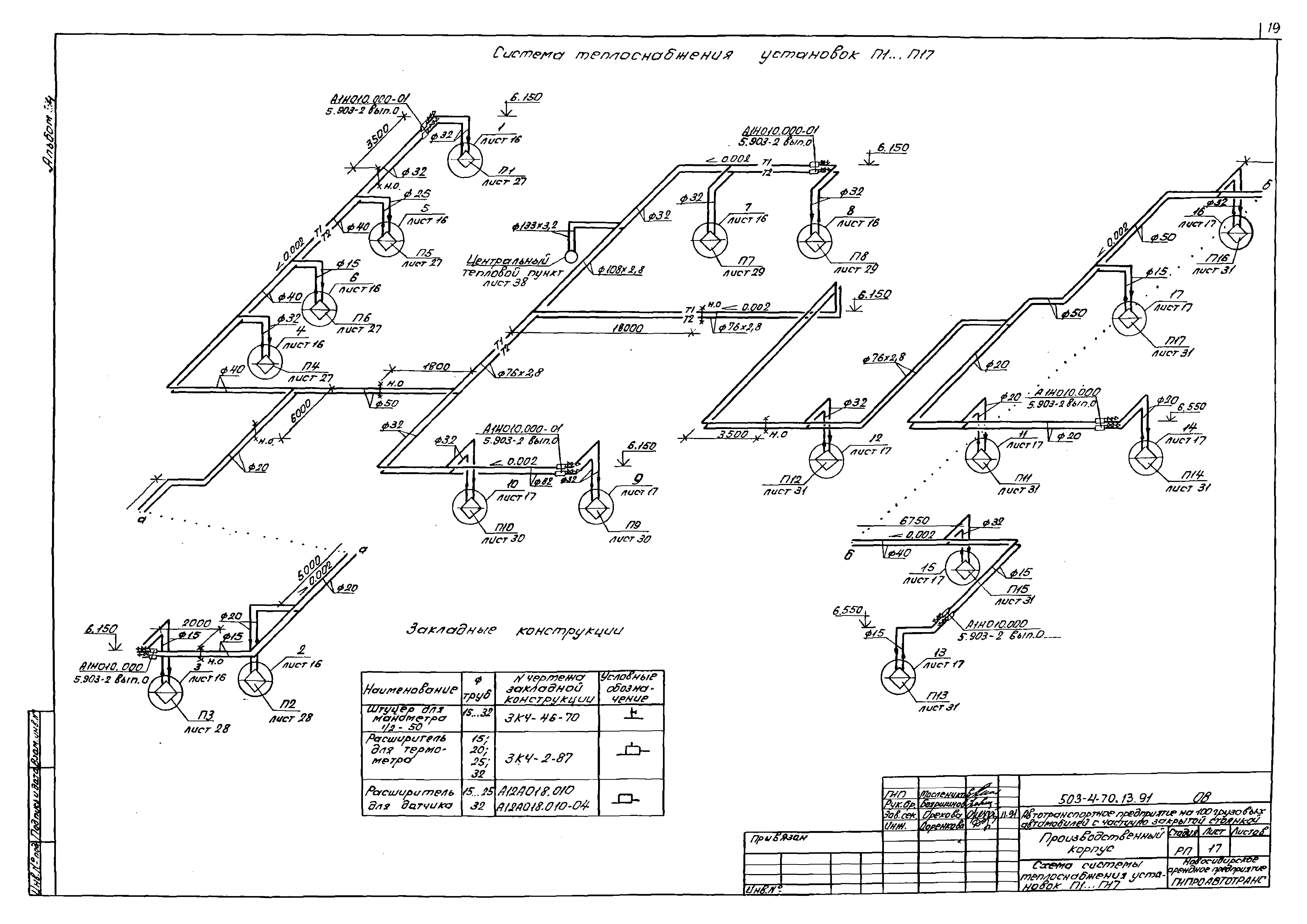 Типовой проект 503-4-70.13.91