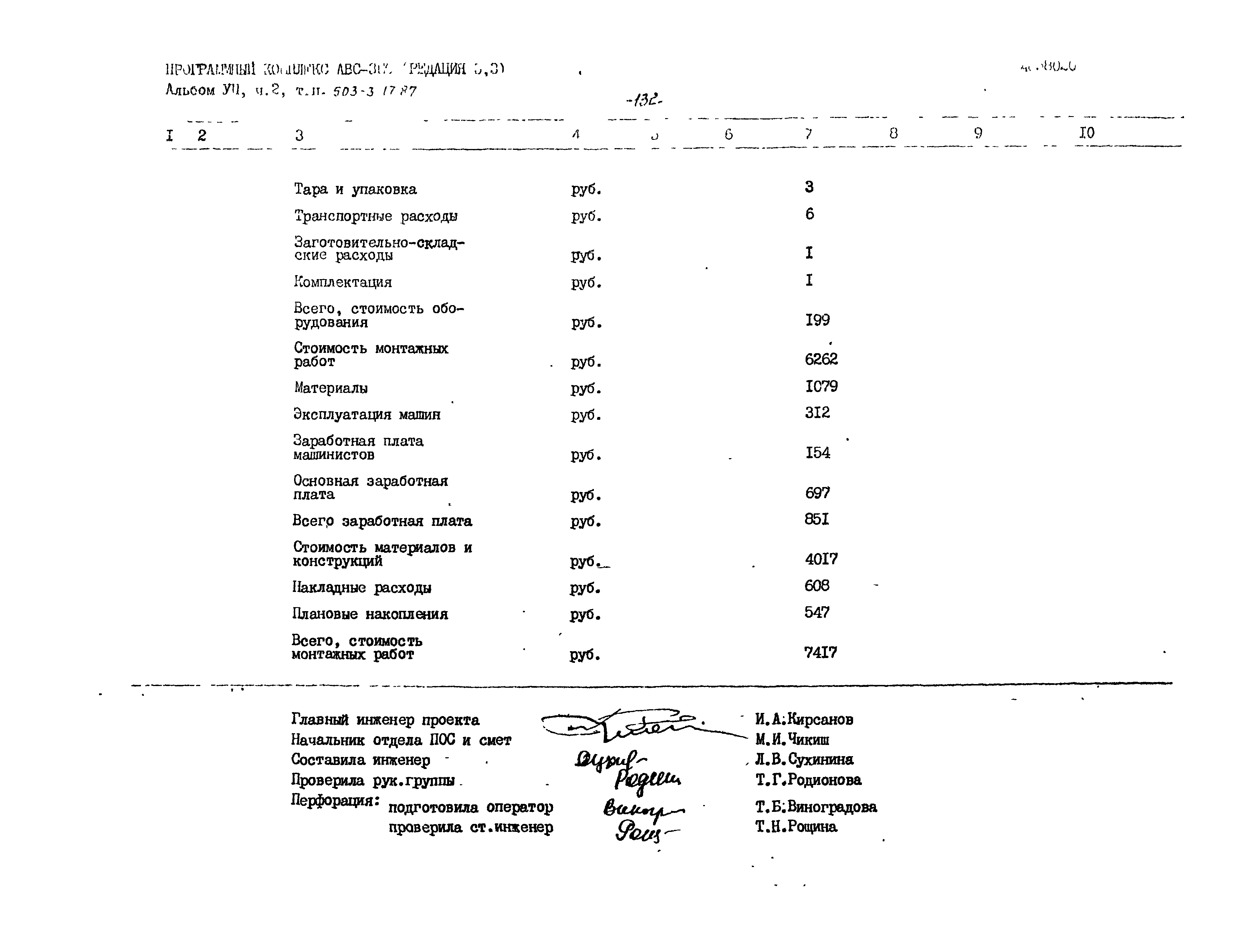 Типовой проект 503-3-17.87