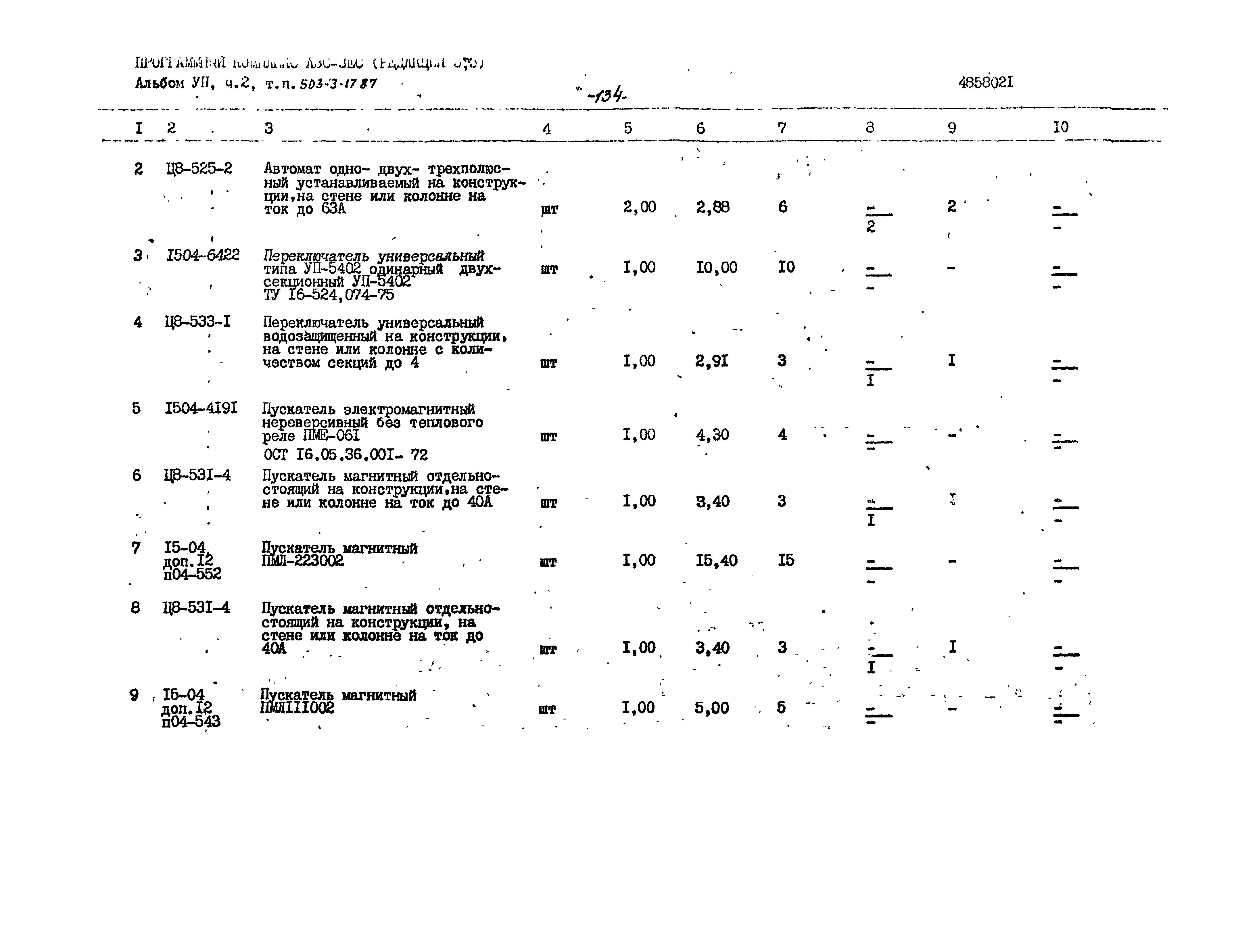 Типовой проект 503-3-17.87
