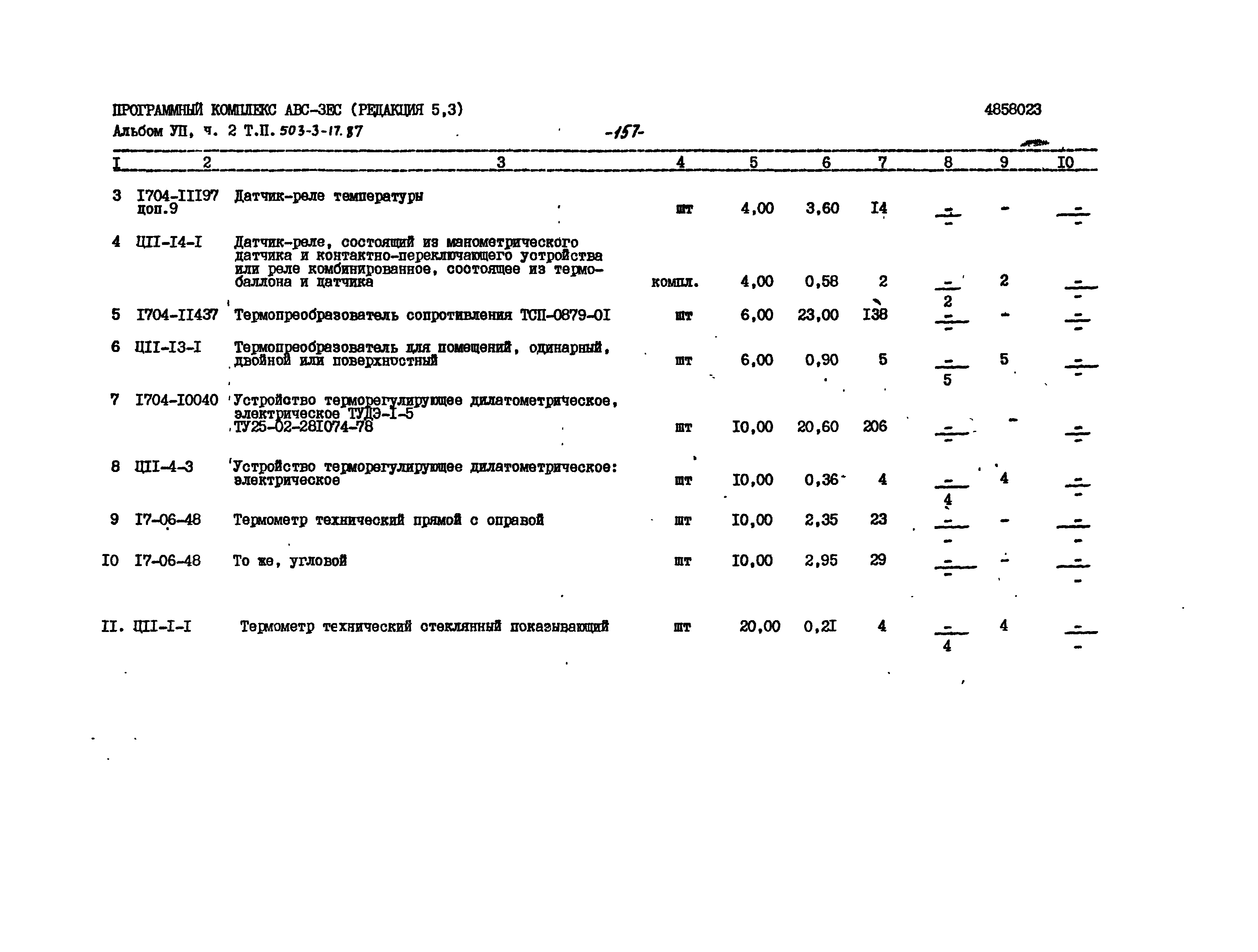 Типовой проект 503-3-17.87