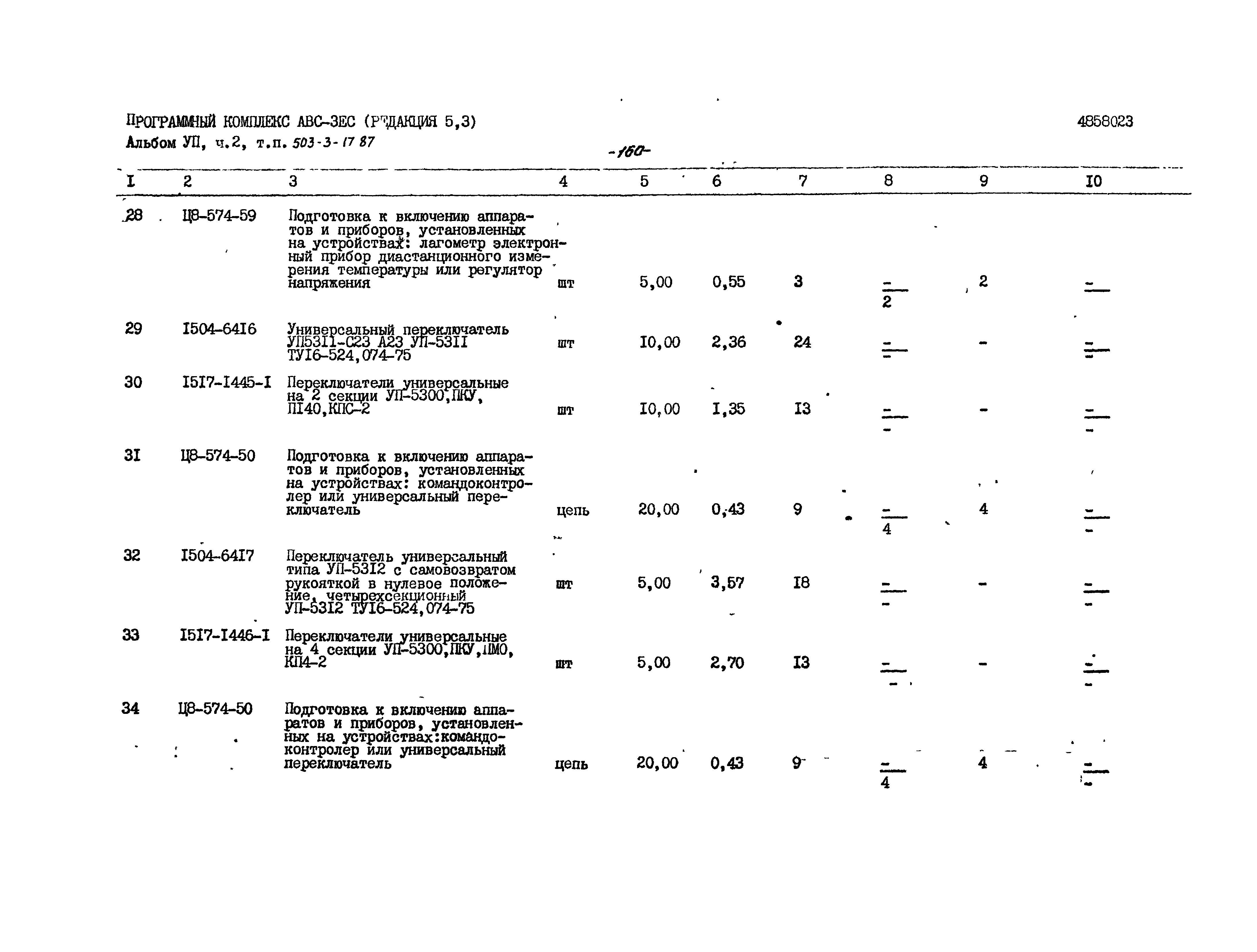 Типовой проект 503-3-17.87