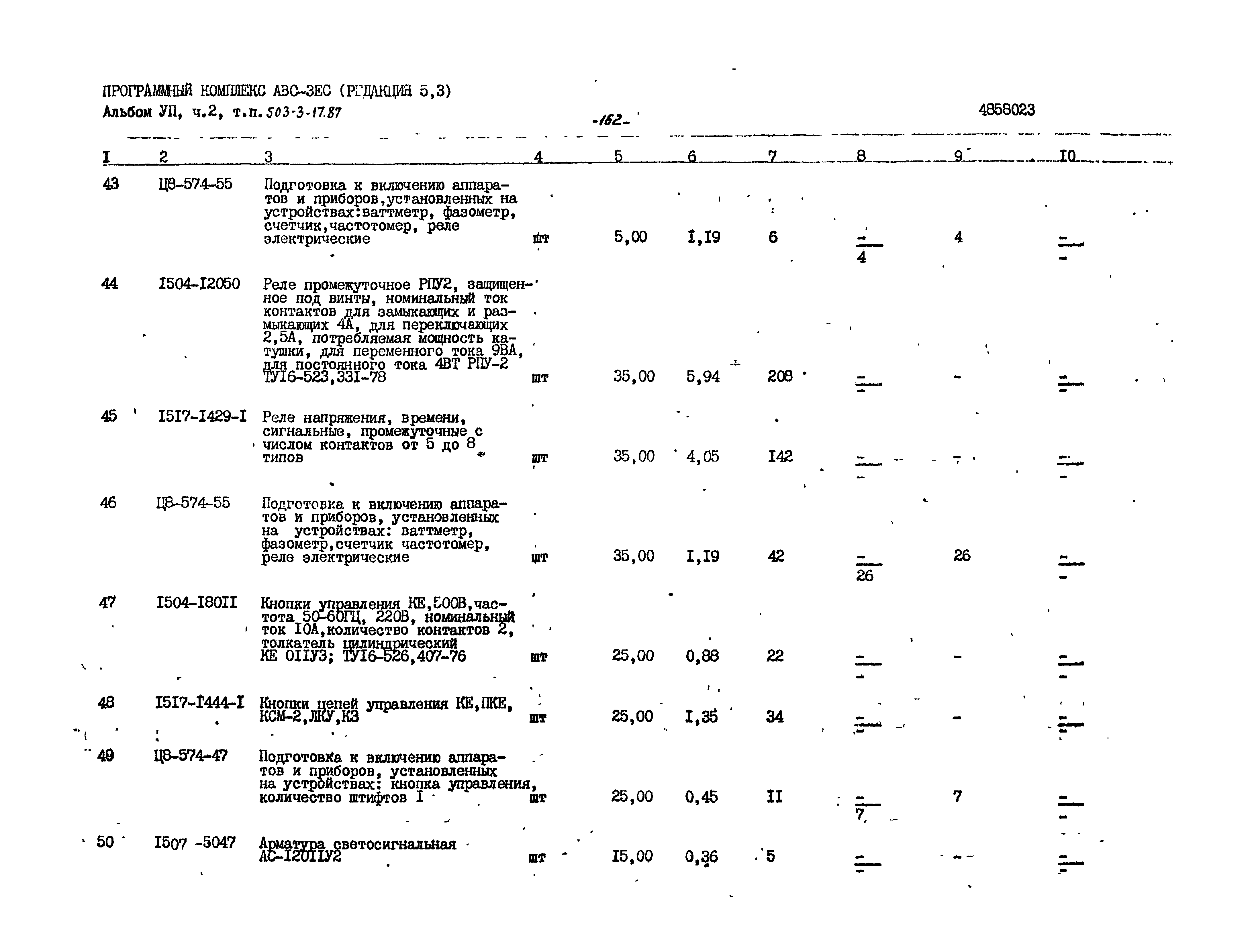 Типовой проект 503-3-17.87