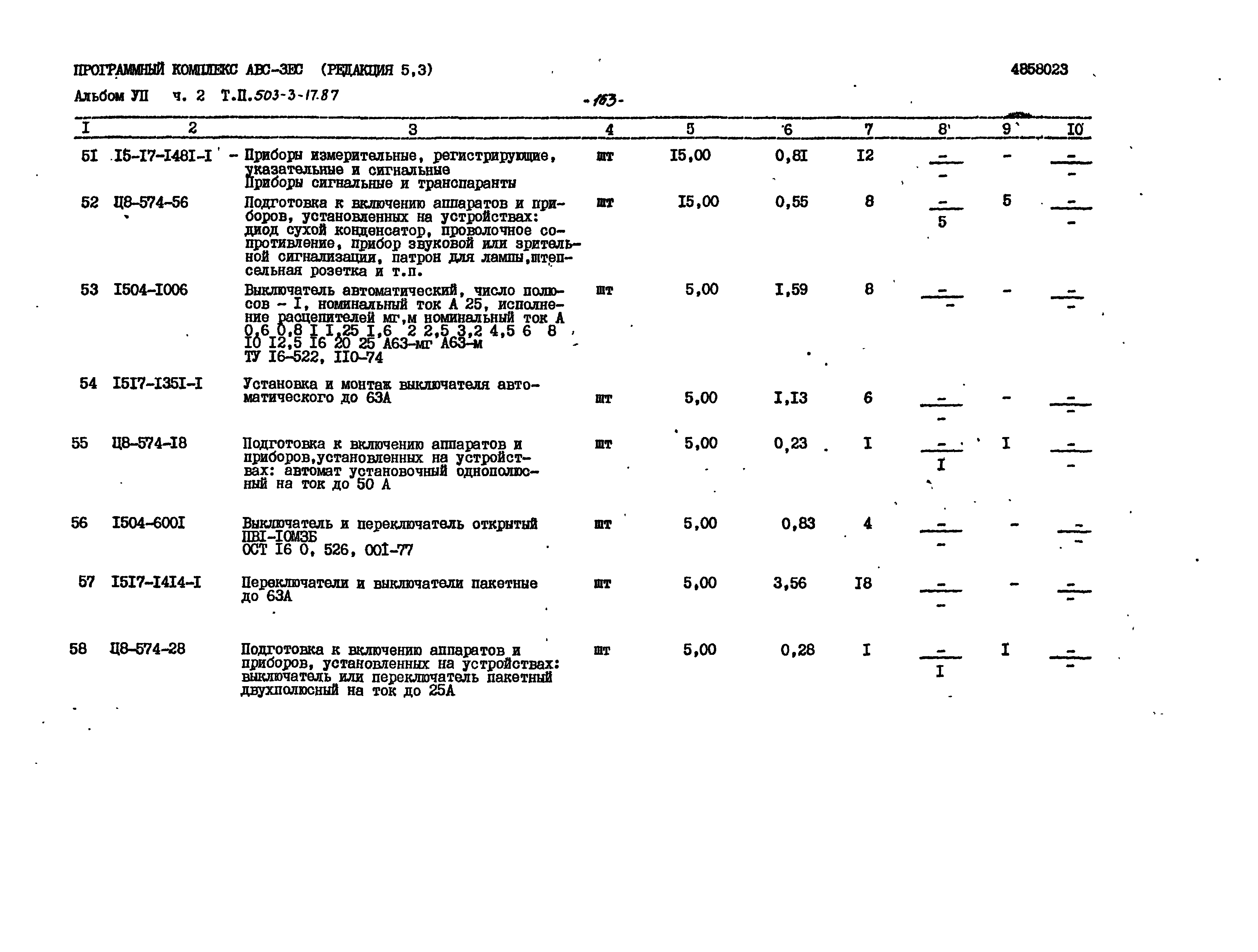 Типовой проект 503-3-17.87