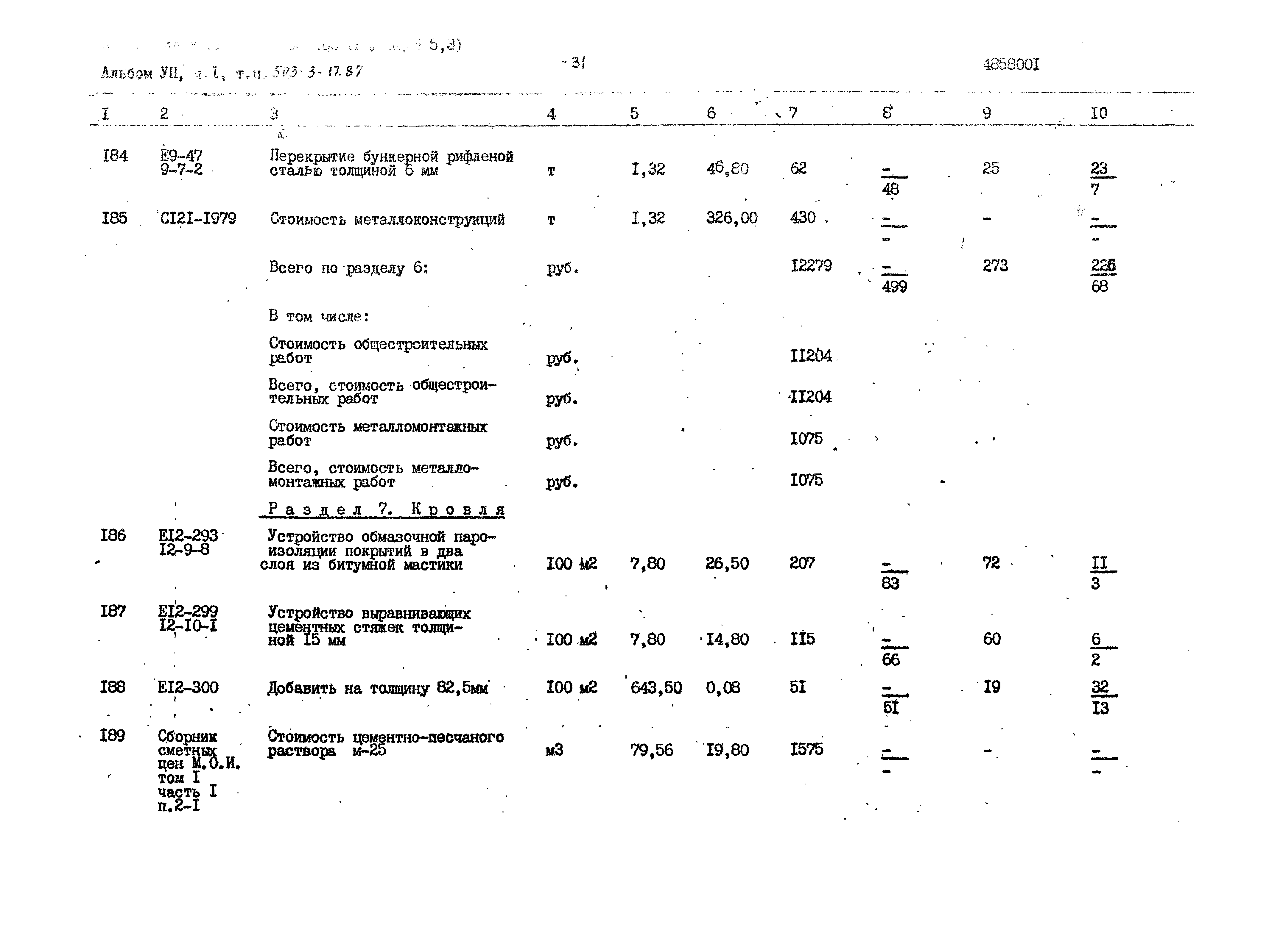 Типовой проект 503-3-17.87