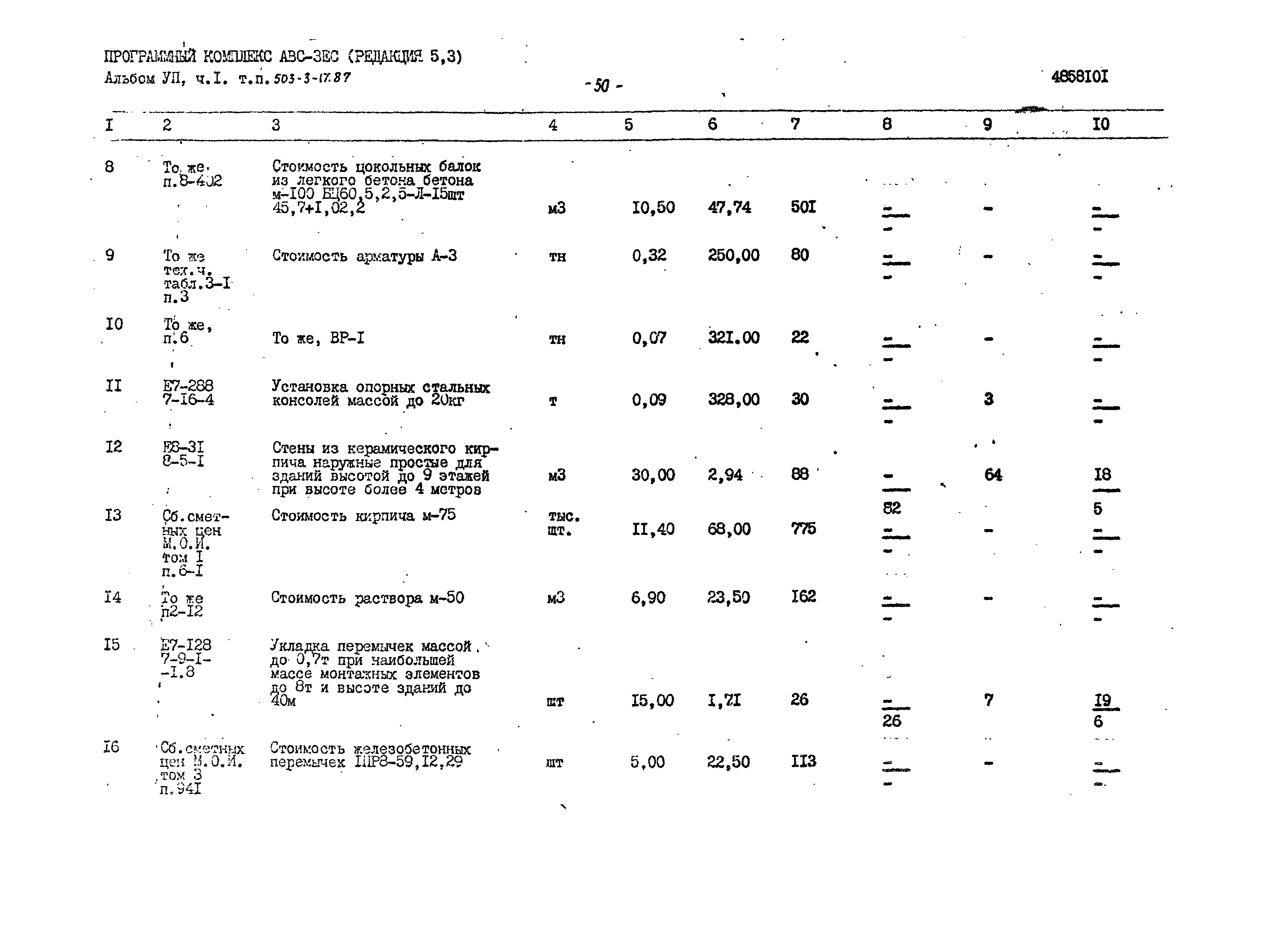 Типовой проект 503-3-17.87