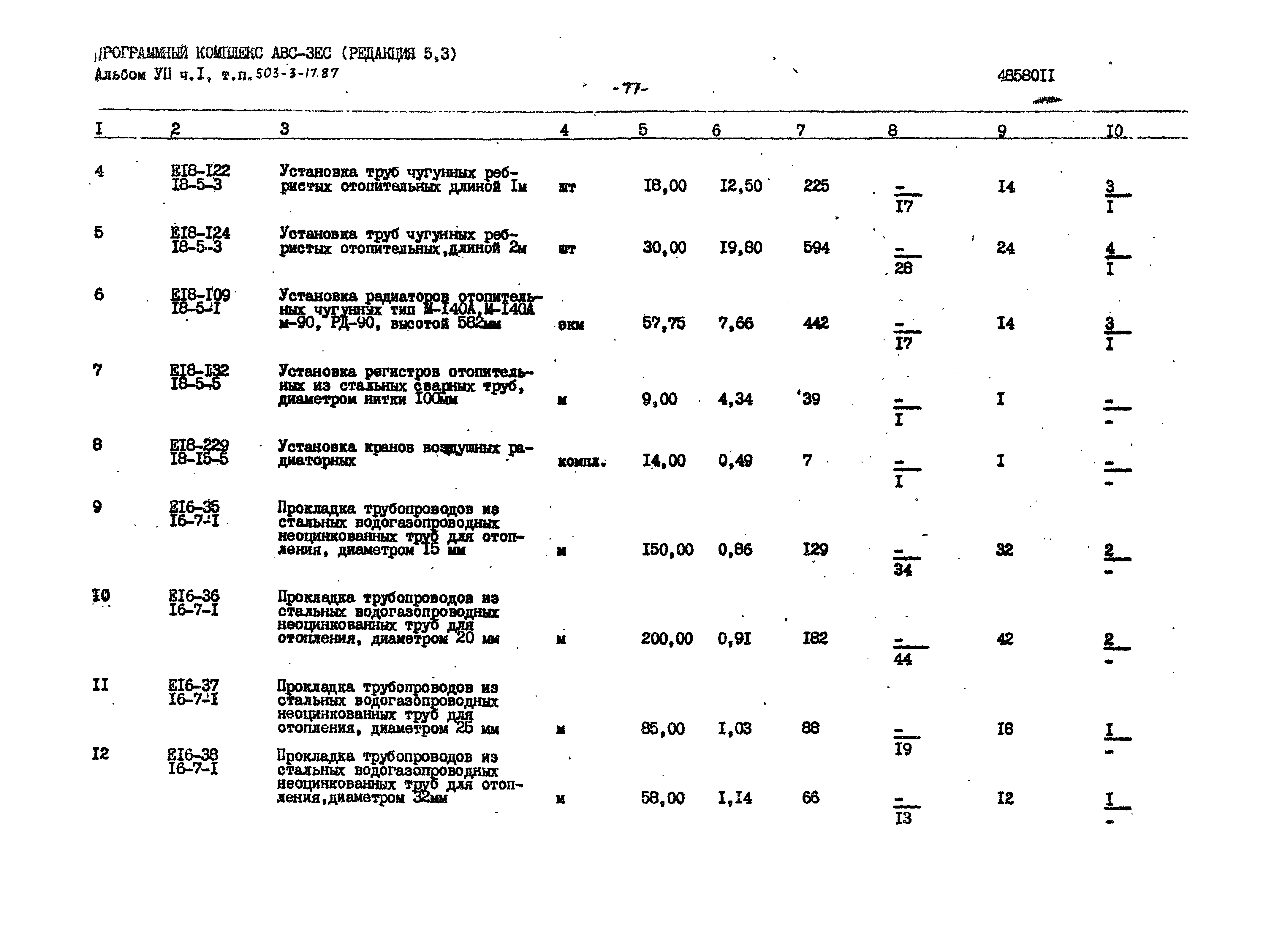 Типовой проект 503-3-17.87