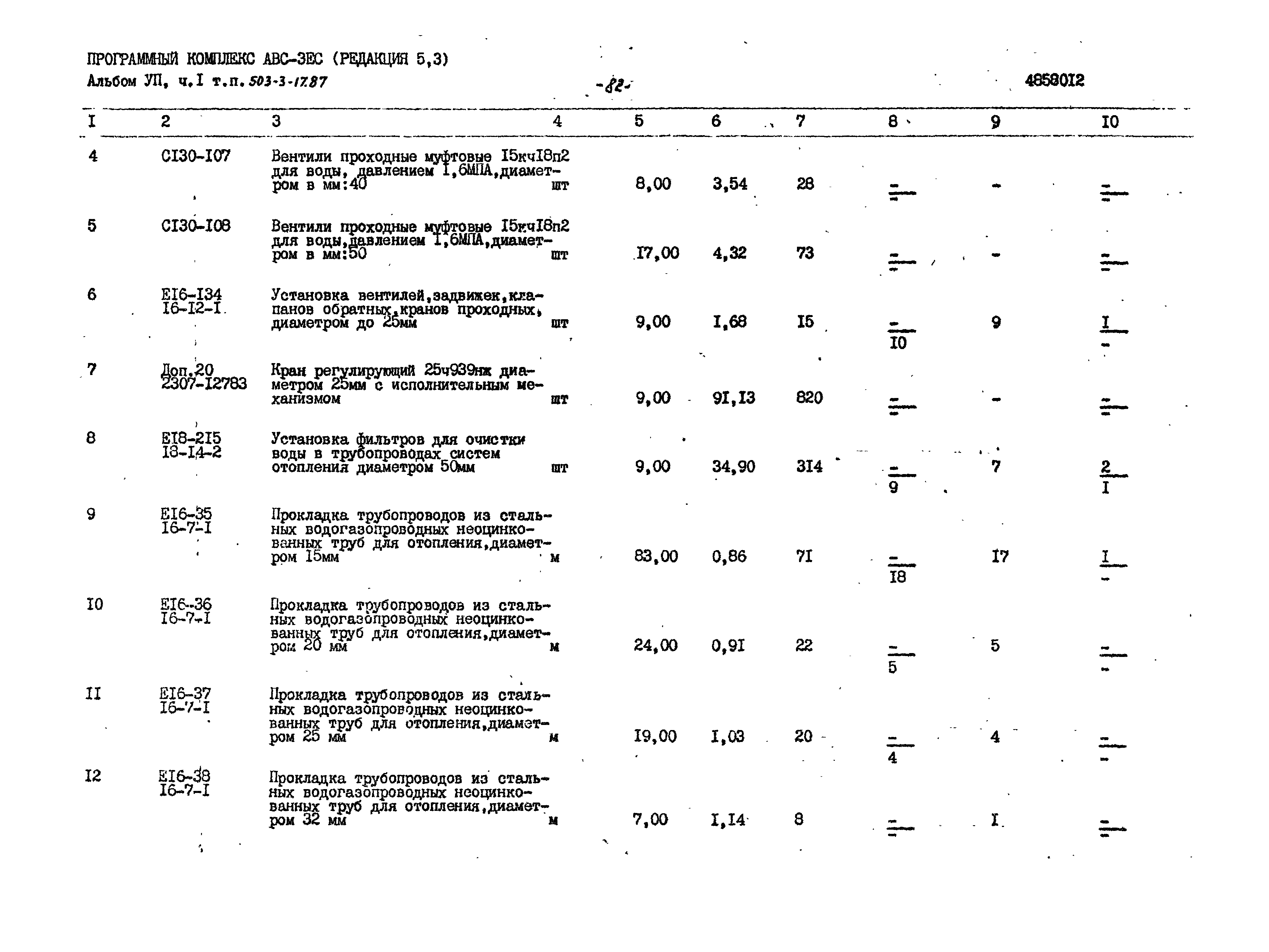 Типовой проект 503-3-17.87