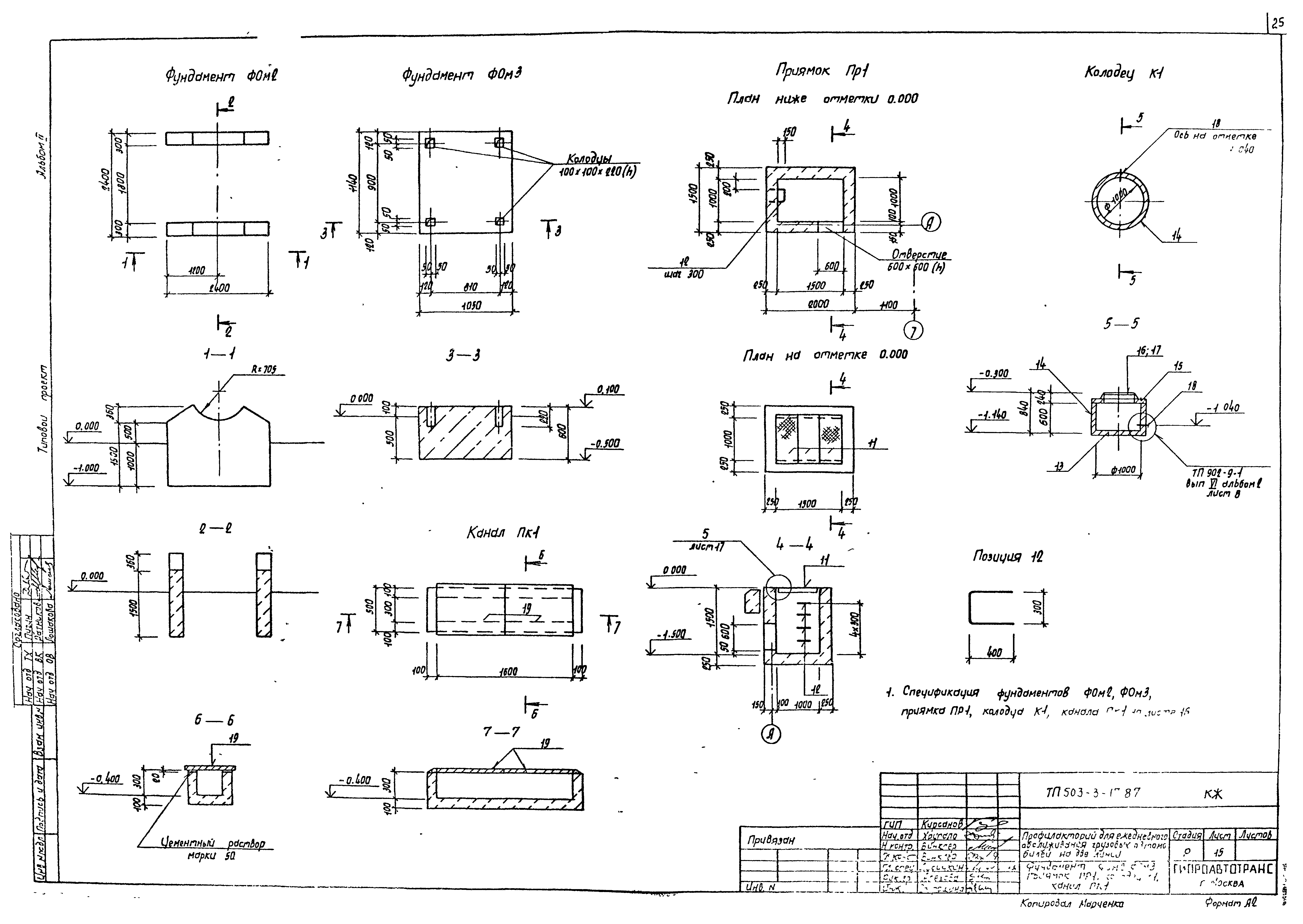 Типовой проект 503-3-17.87