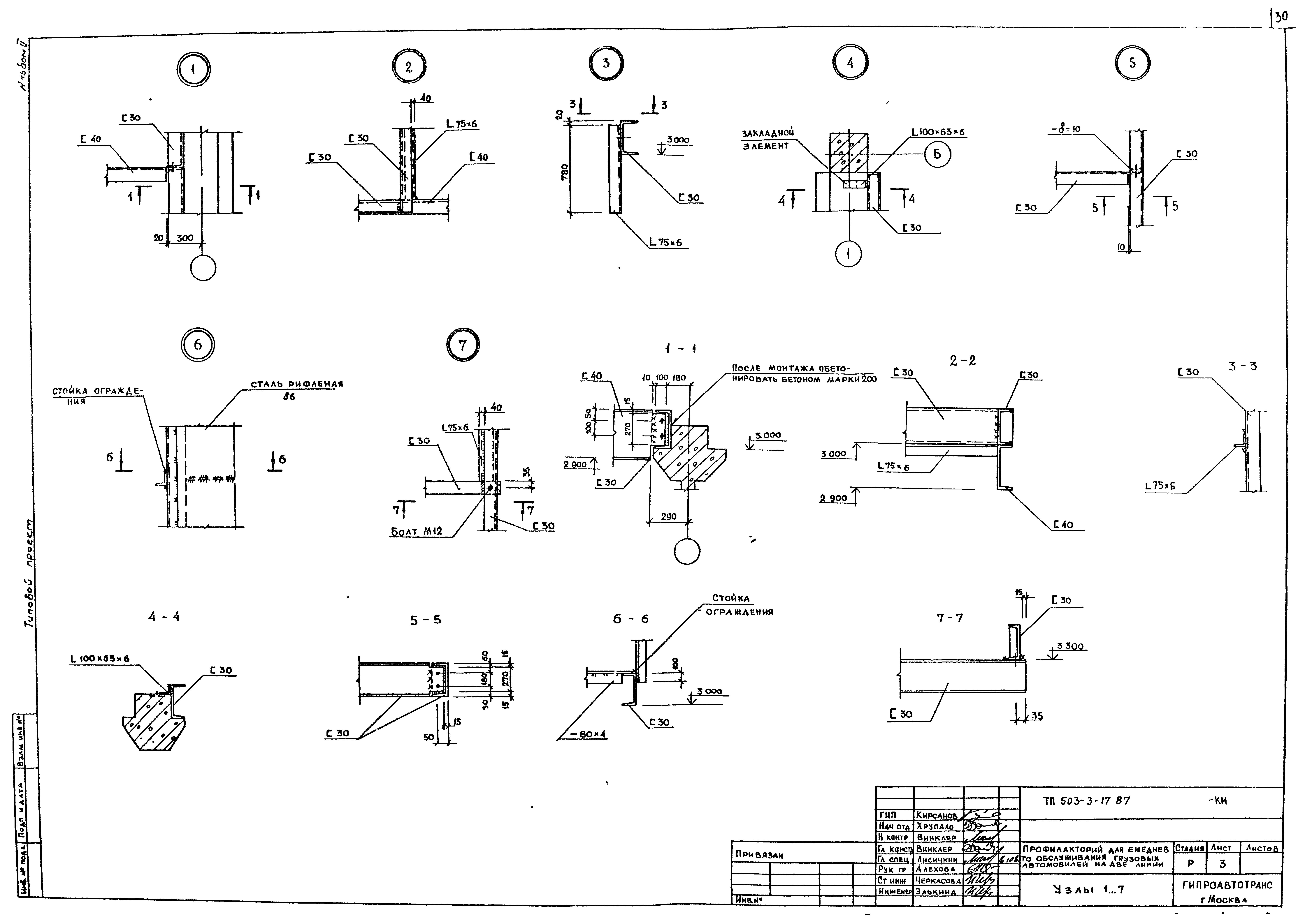 Типовой проект 503-3-17.87