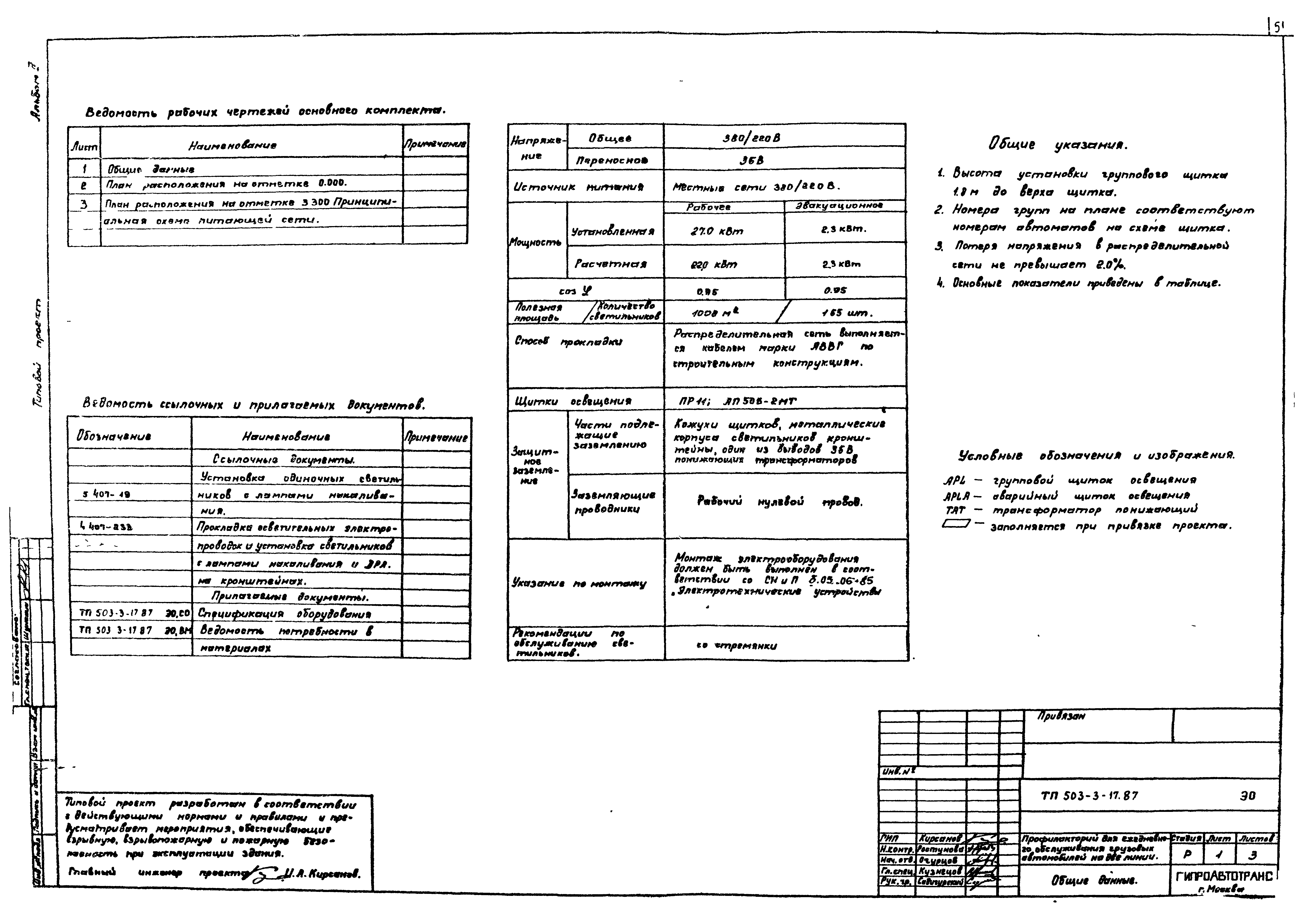 Типовой проект 503-3-17.87