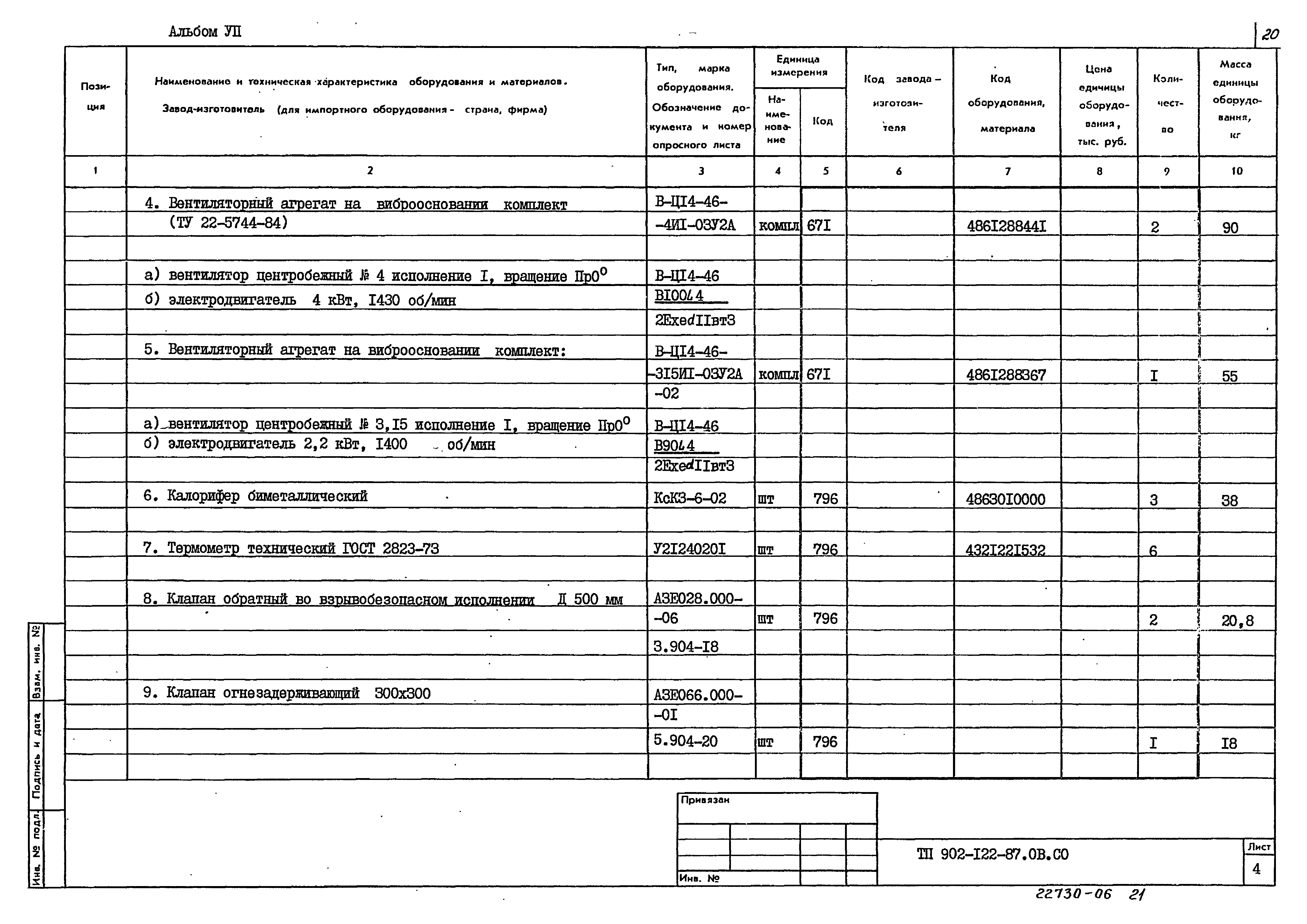 Типовой проект 902-1-122.87