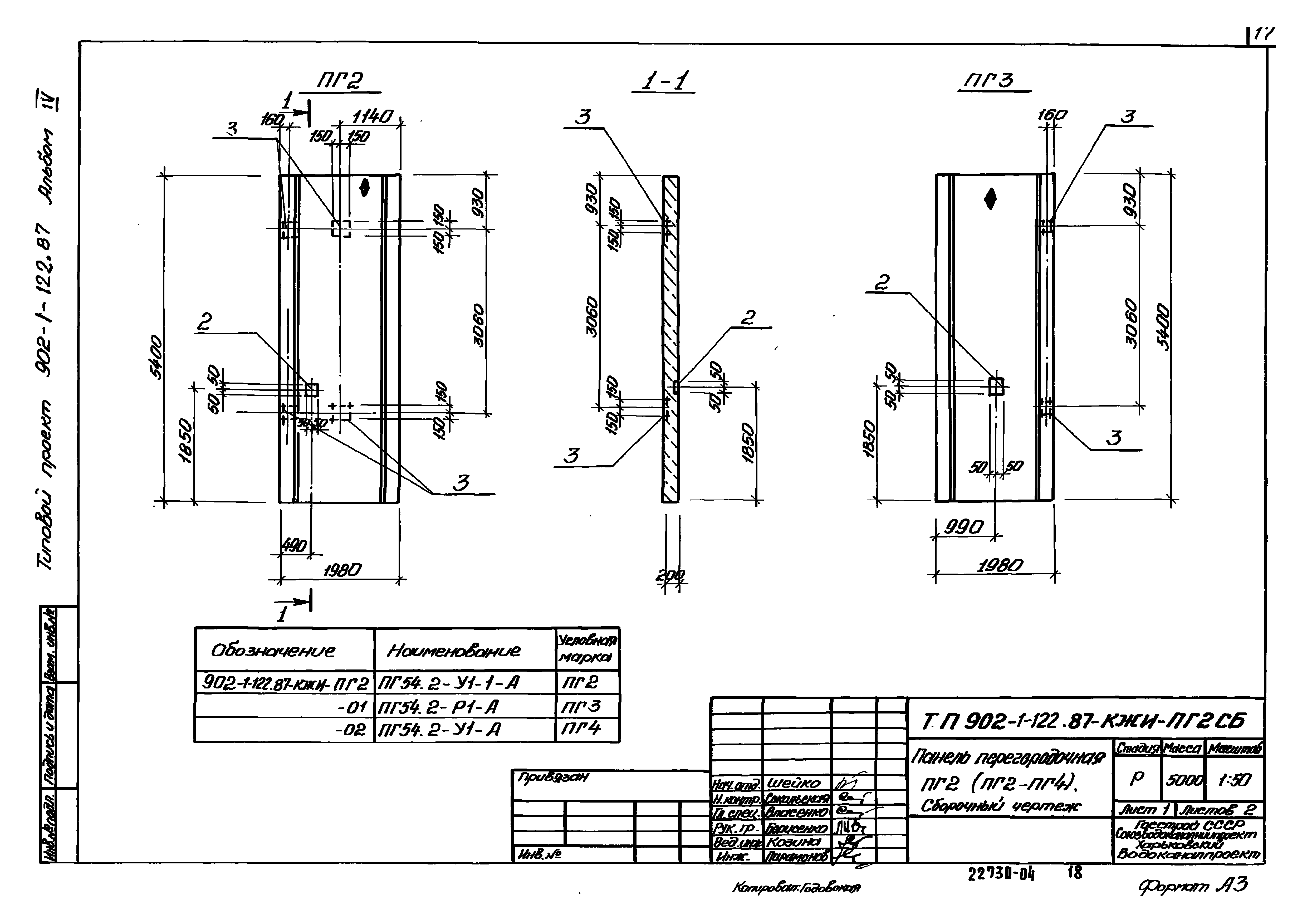 Типовой проект 902-1-122.87