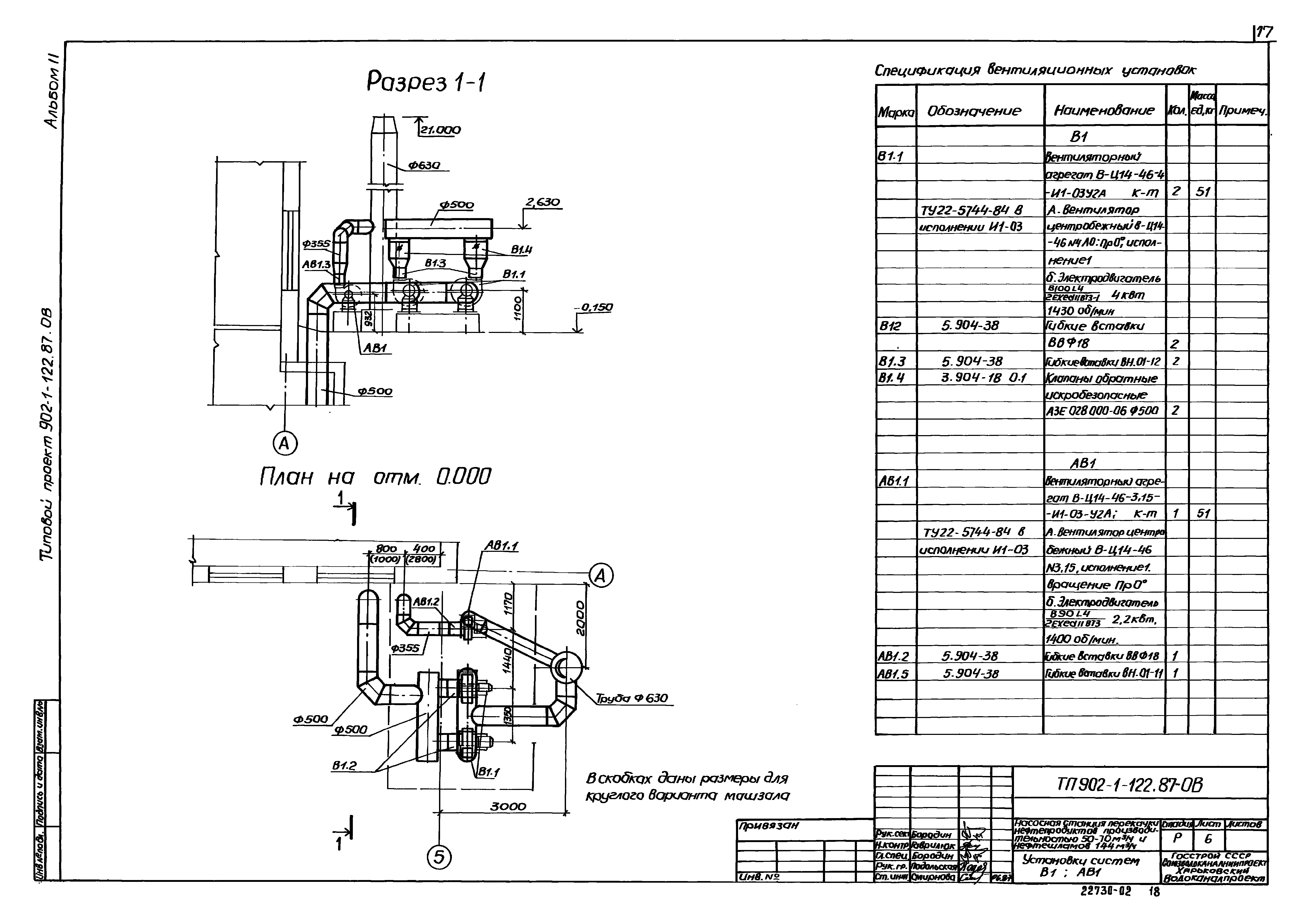 Типовой проект 902-1-122.87