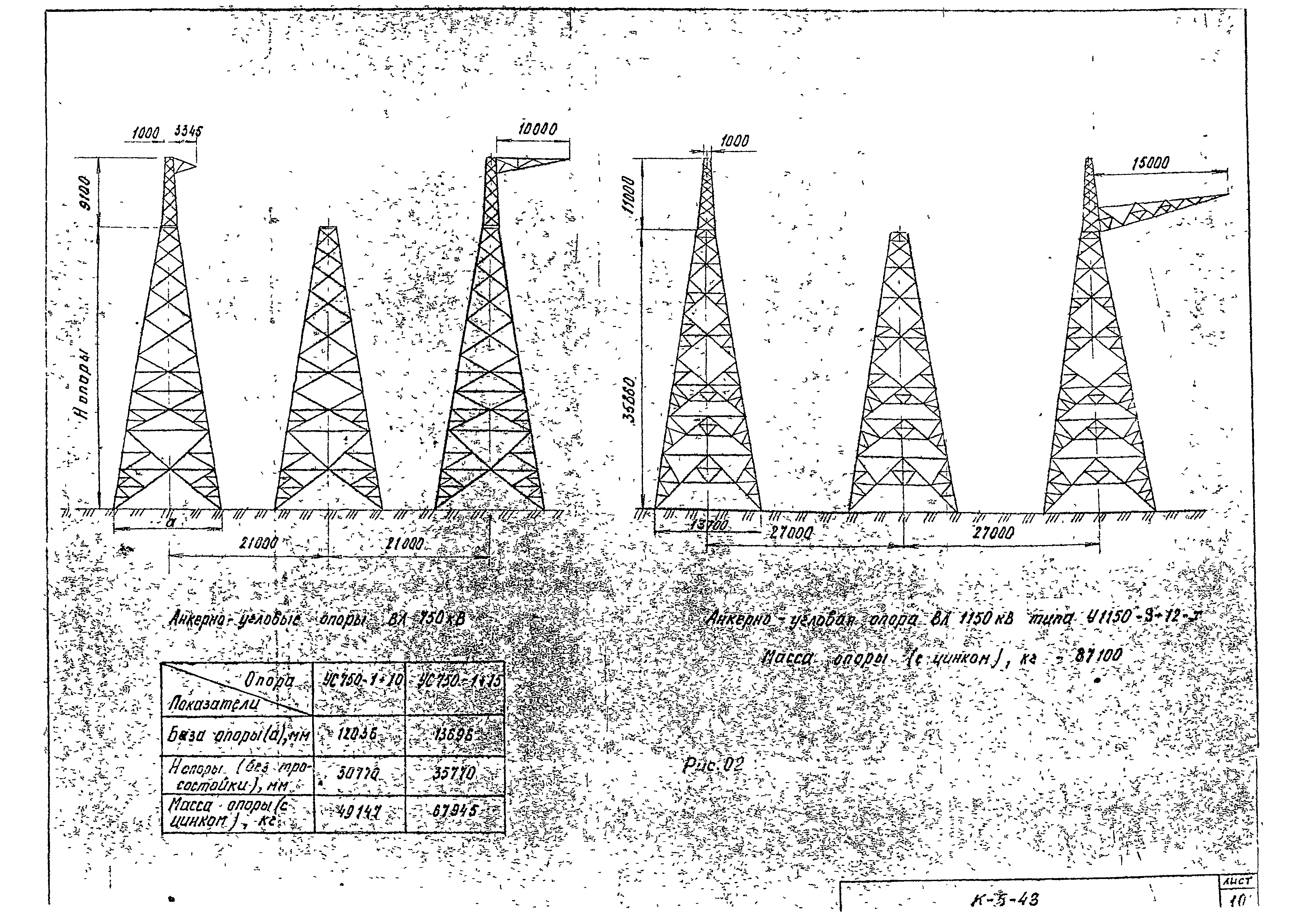 Технологическая карта К-5-43