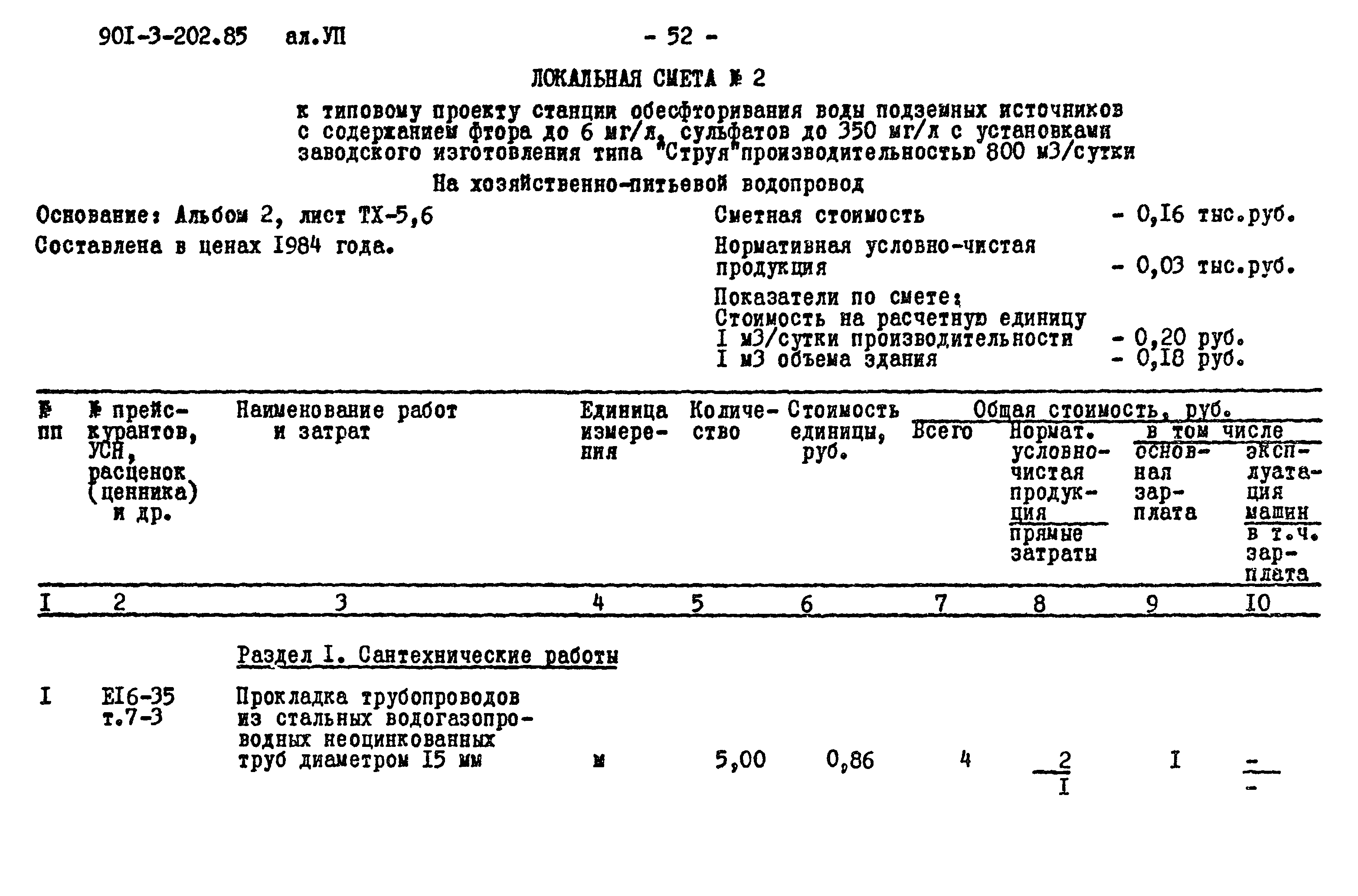 Типовой проект 901-3-202.85