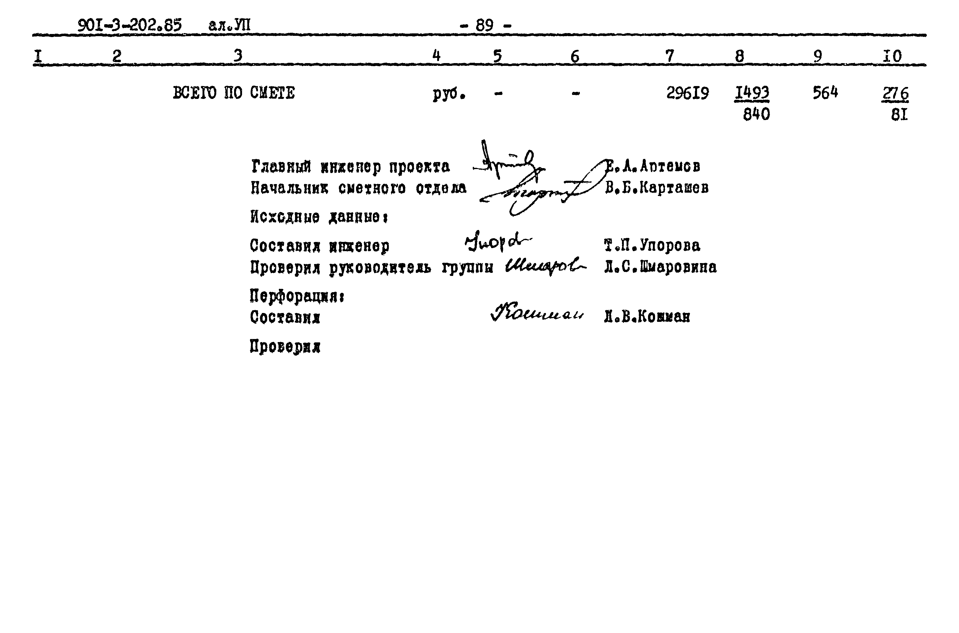 Типовой проект 901-3-202.85
