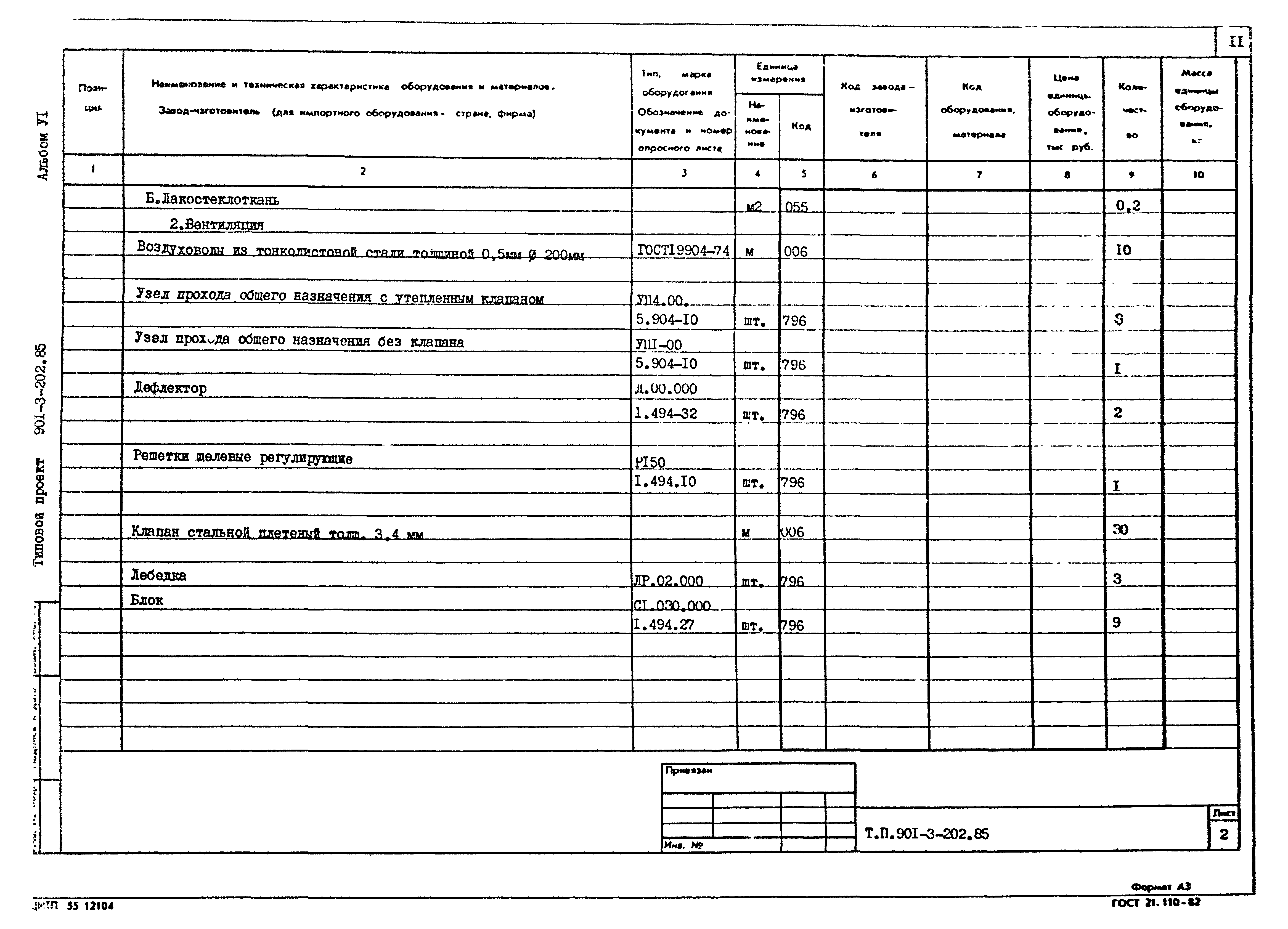 Типовой проект 901-3-202.85