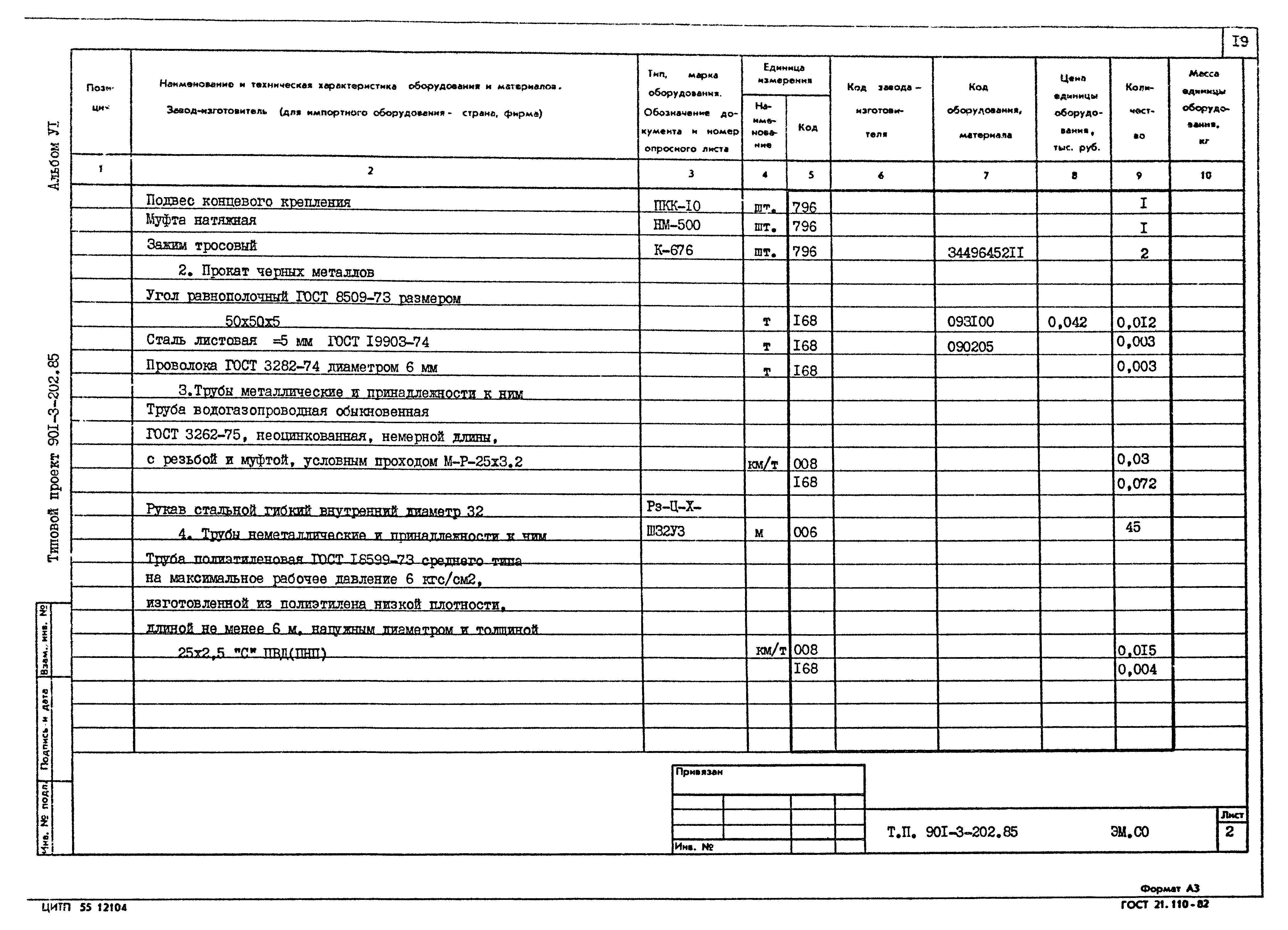 Типовой проект 901-3-202.85