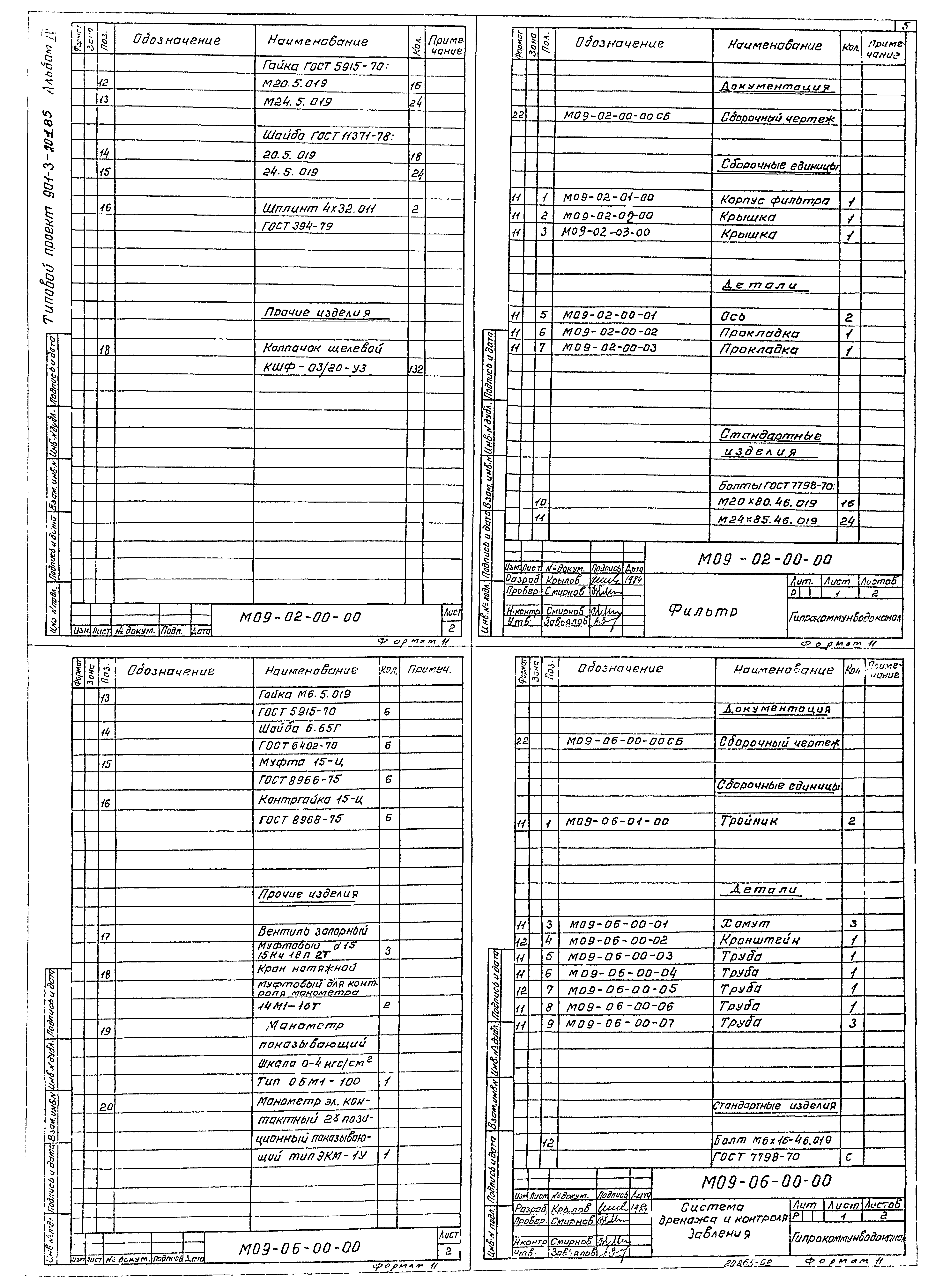 Типовой проект 901-3-202.85