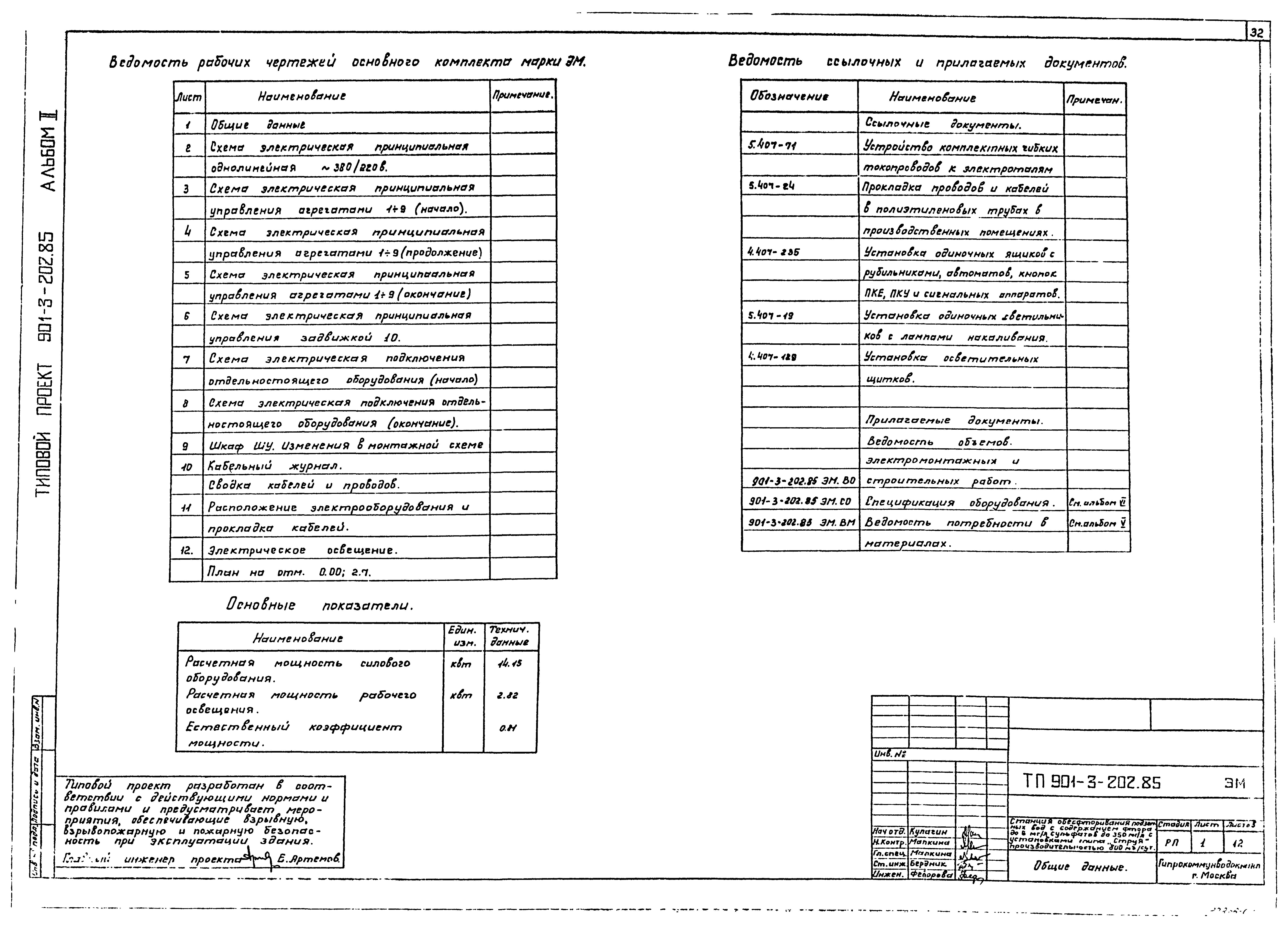 Типовой проект 901-3-202.85