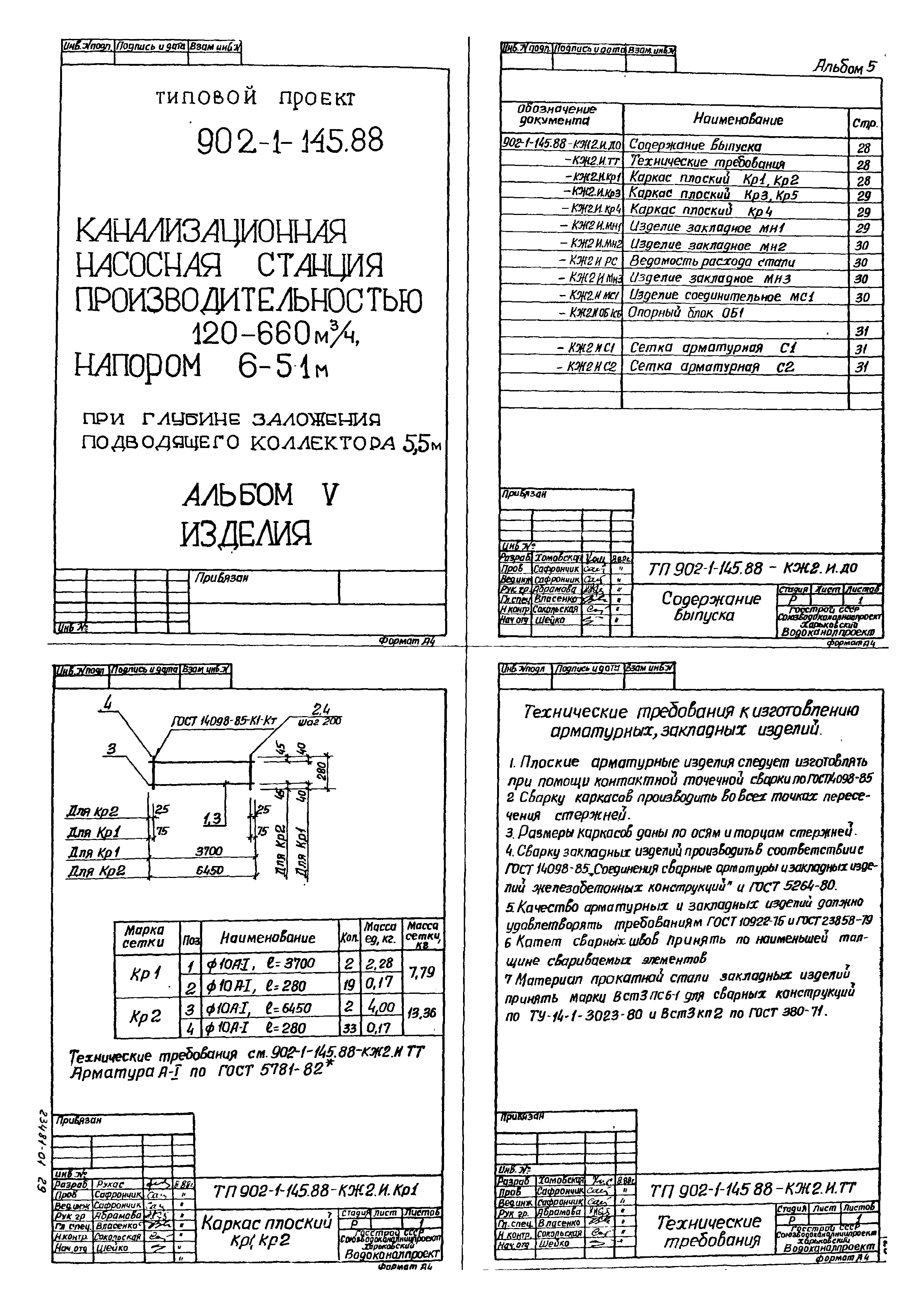 Типовой проект 902-1-145.88