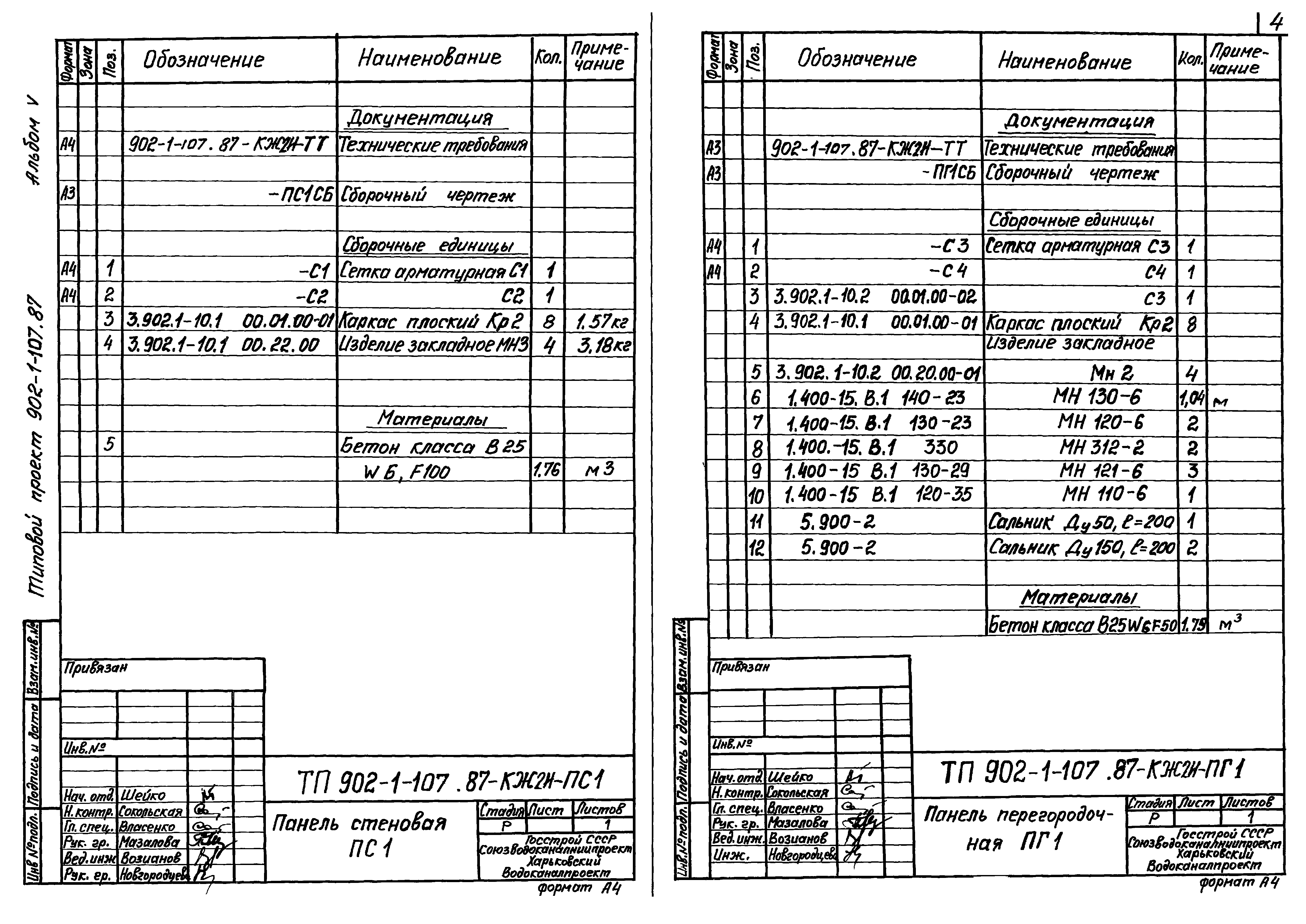 Типовой проект 902-1-107.87
