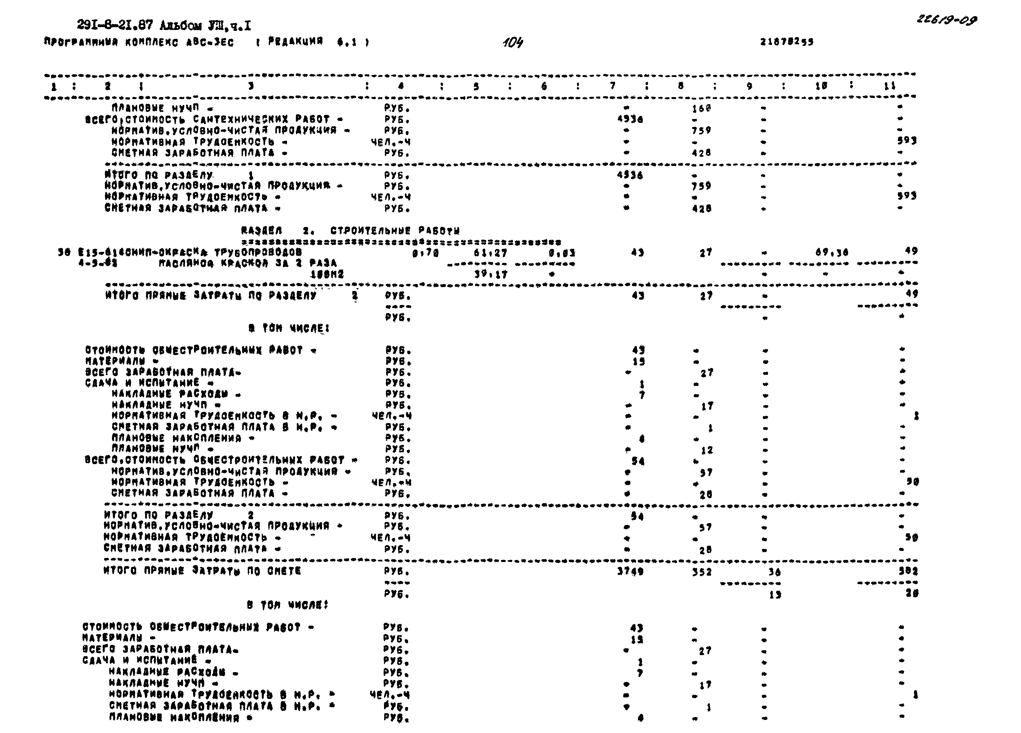 Типовой проект 291-8-21.87
