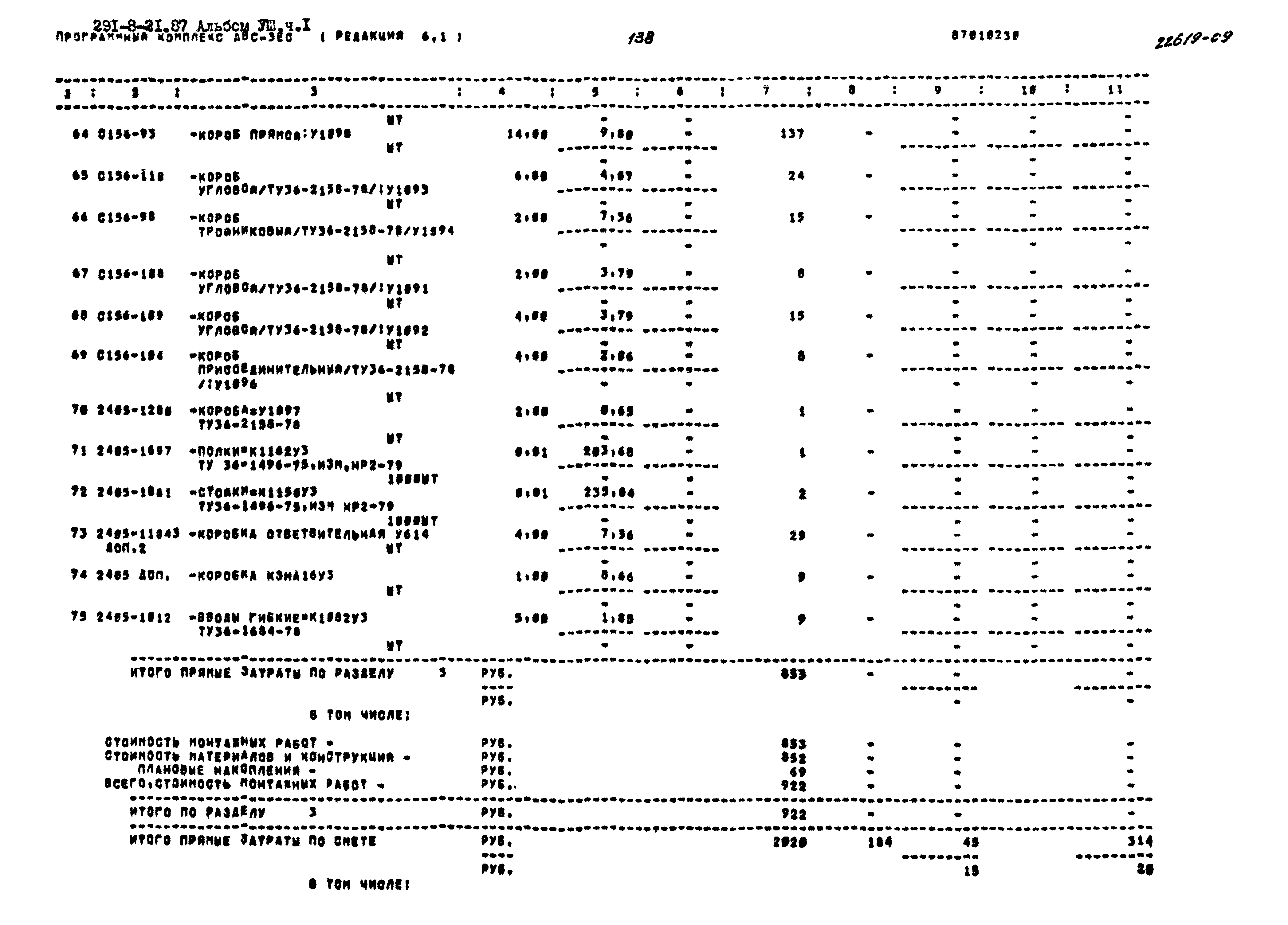 Типовой проект 291-8-21.87