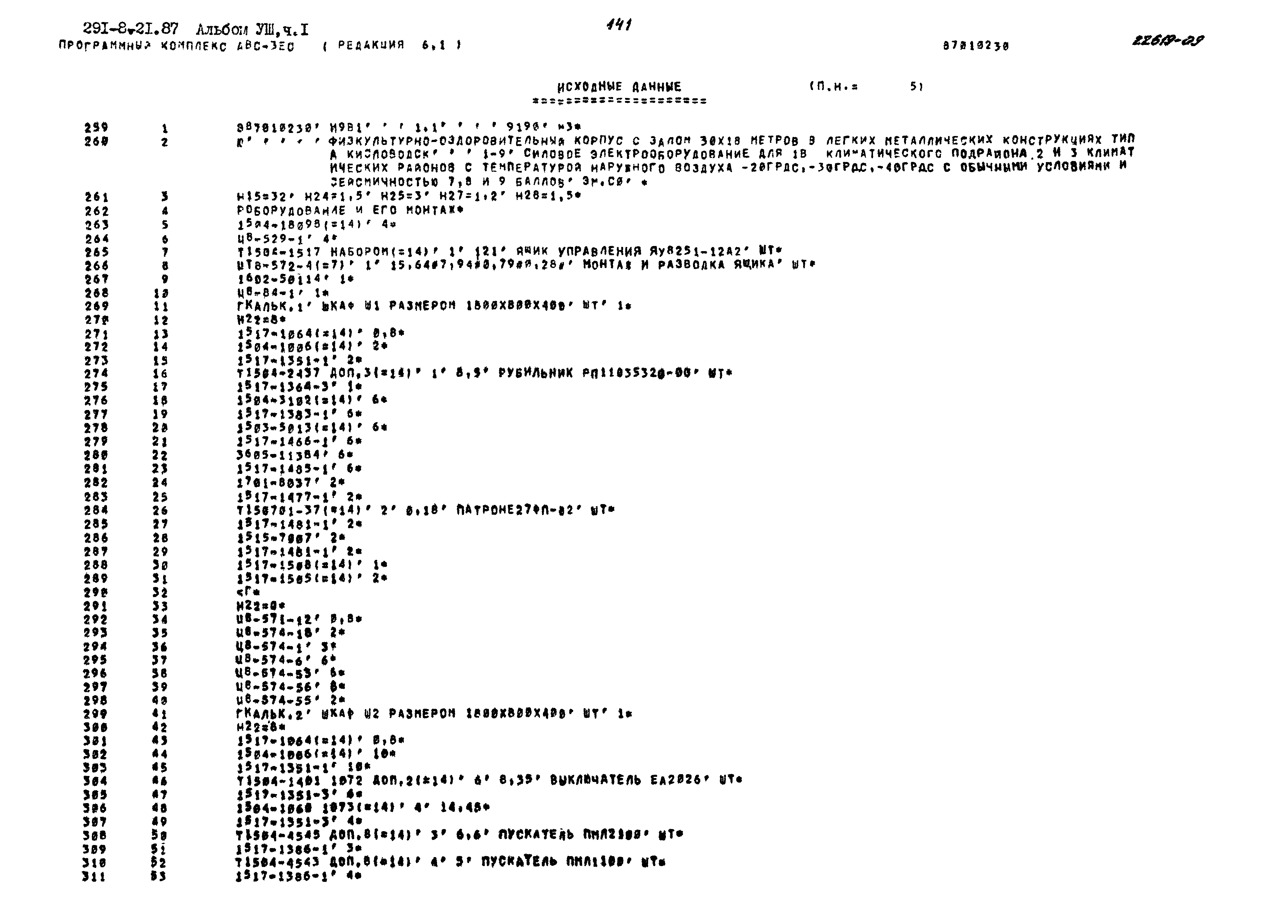 Типовой проект 291-8-21.87