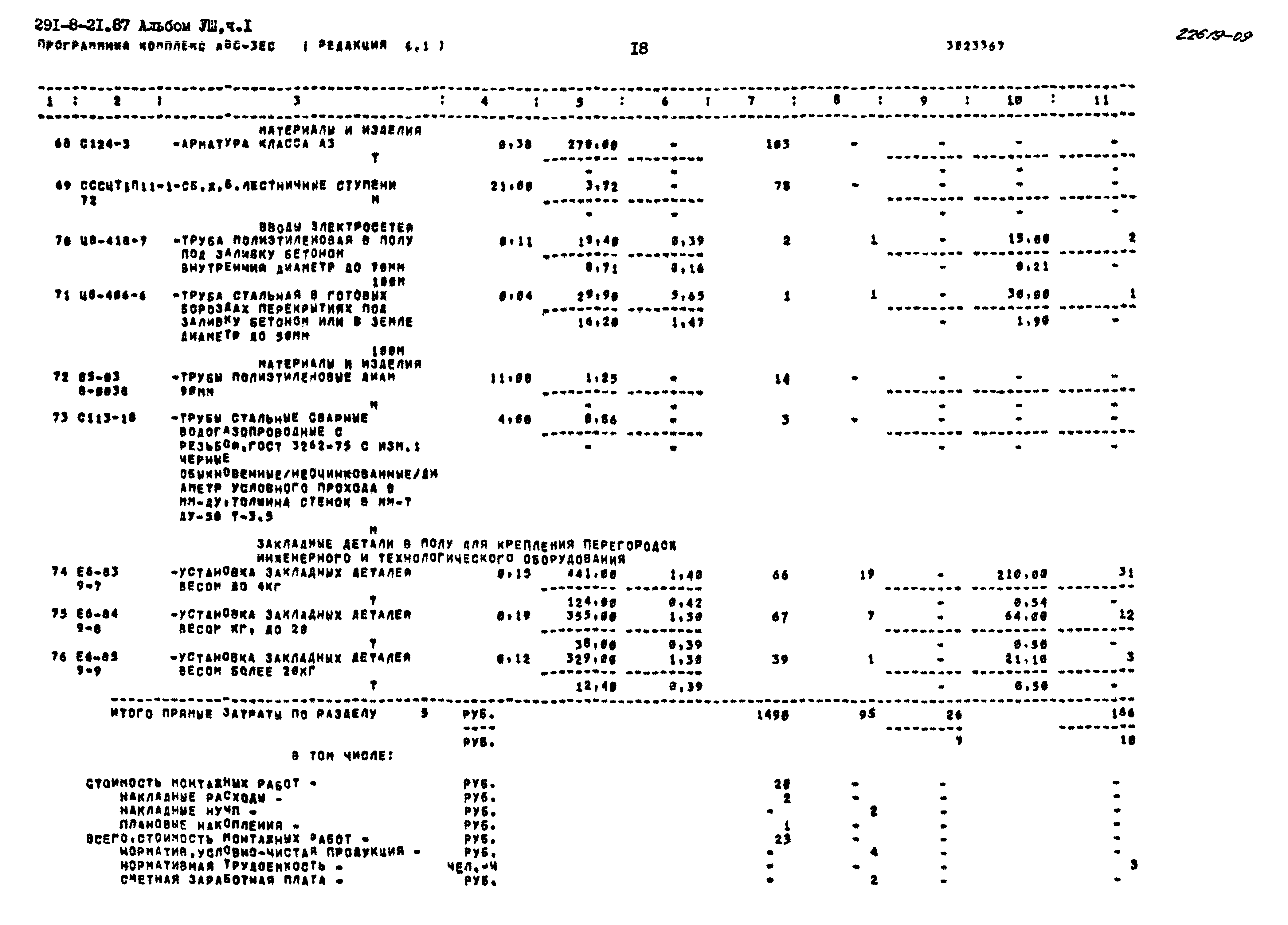 Типовой проект 291-8-21.87