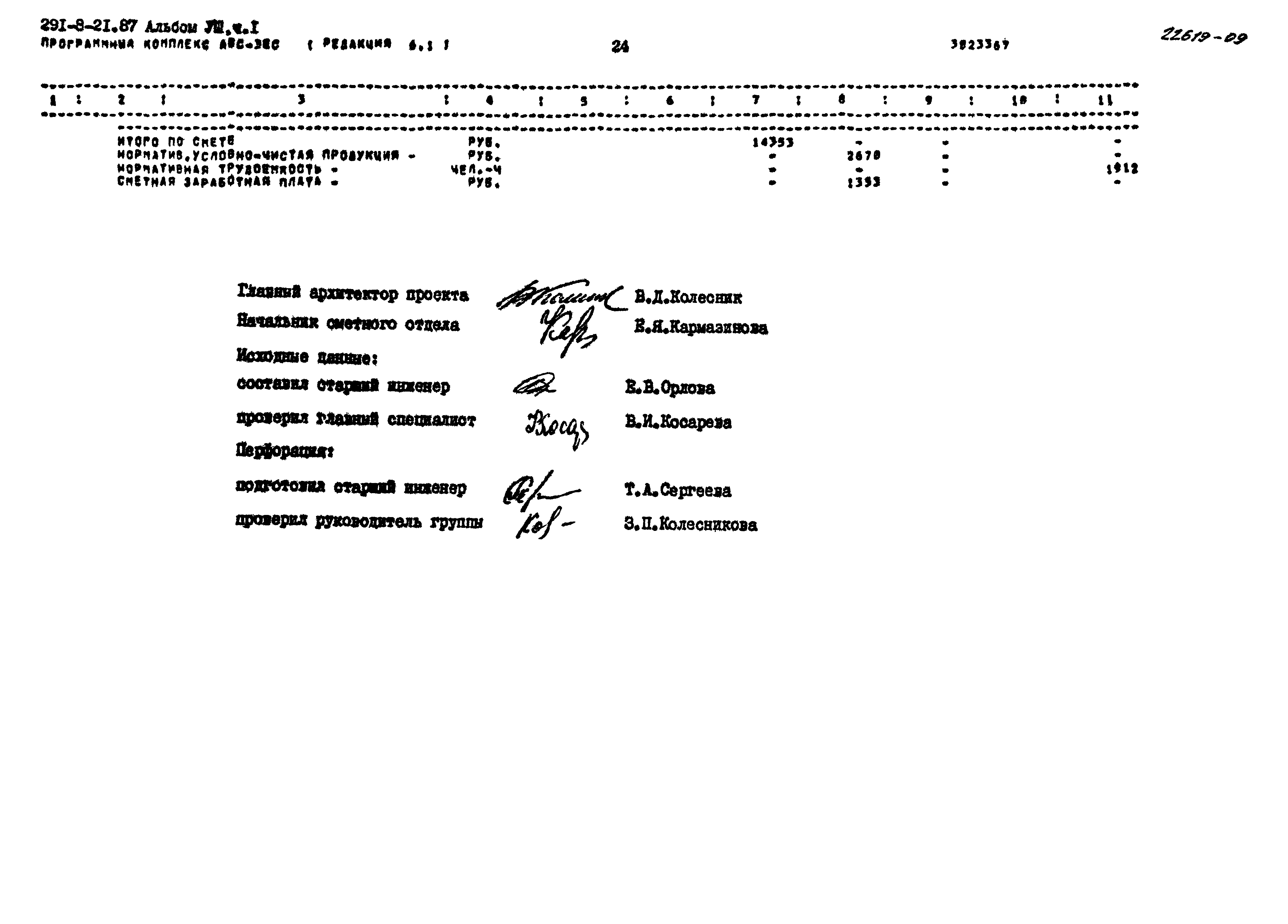 Типовой проект 291-8-21.87