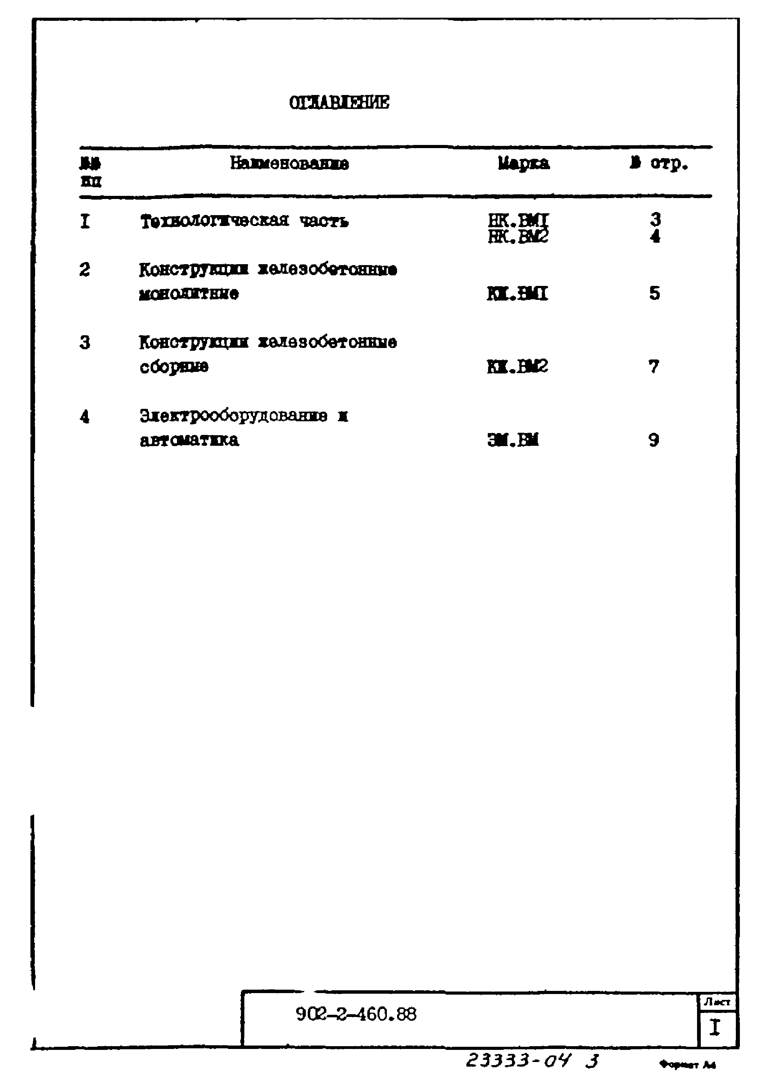Типовой проект 902-2-460.88
