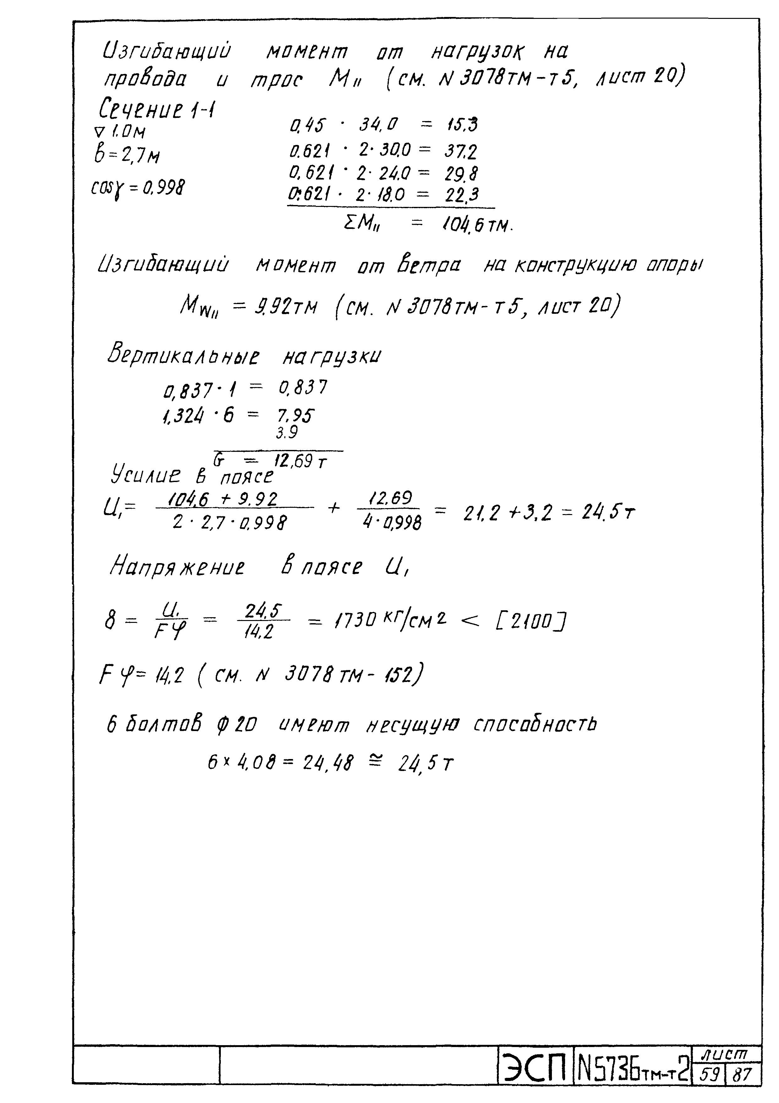 Типовой проект 5736тм