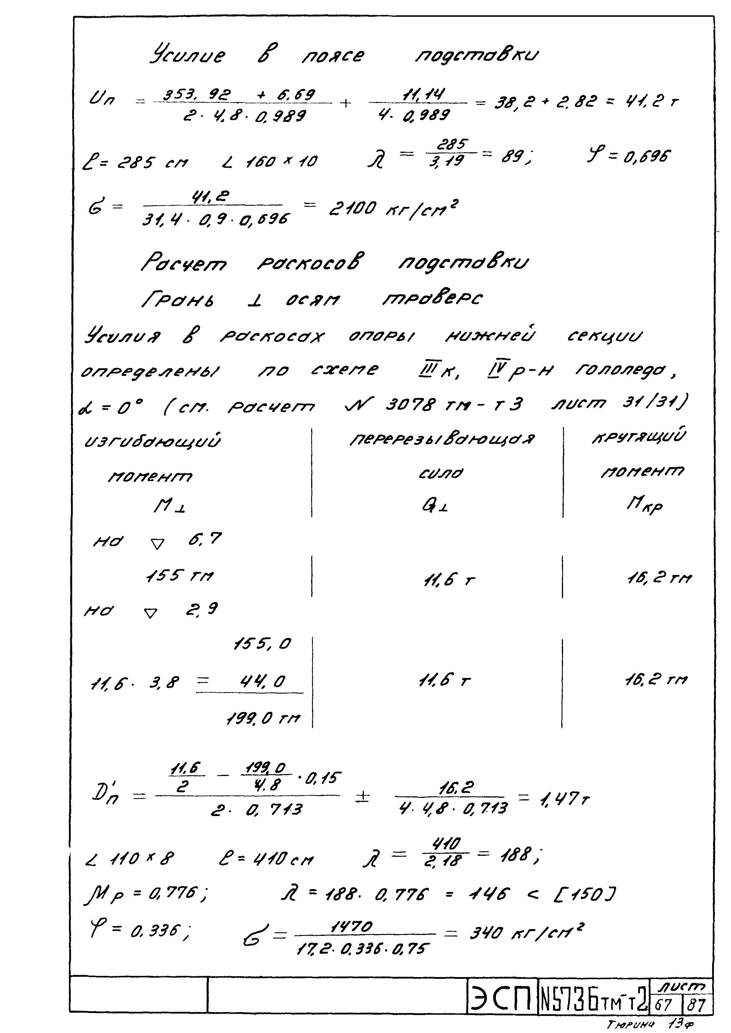 Типовой проект 5736тм