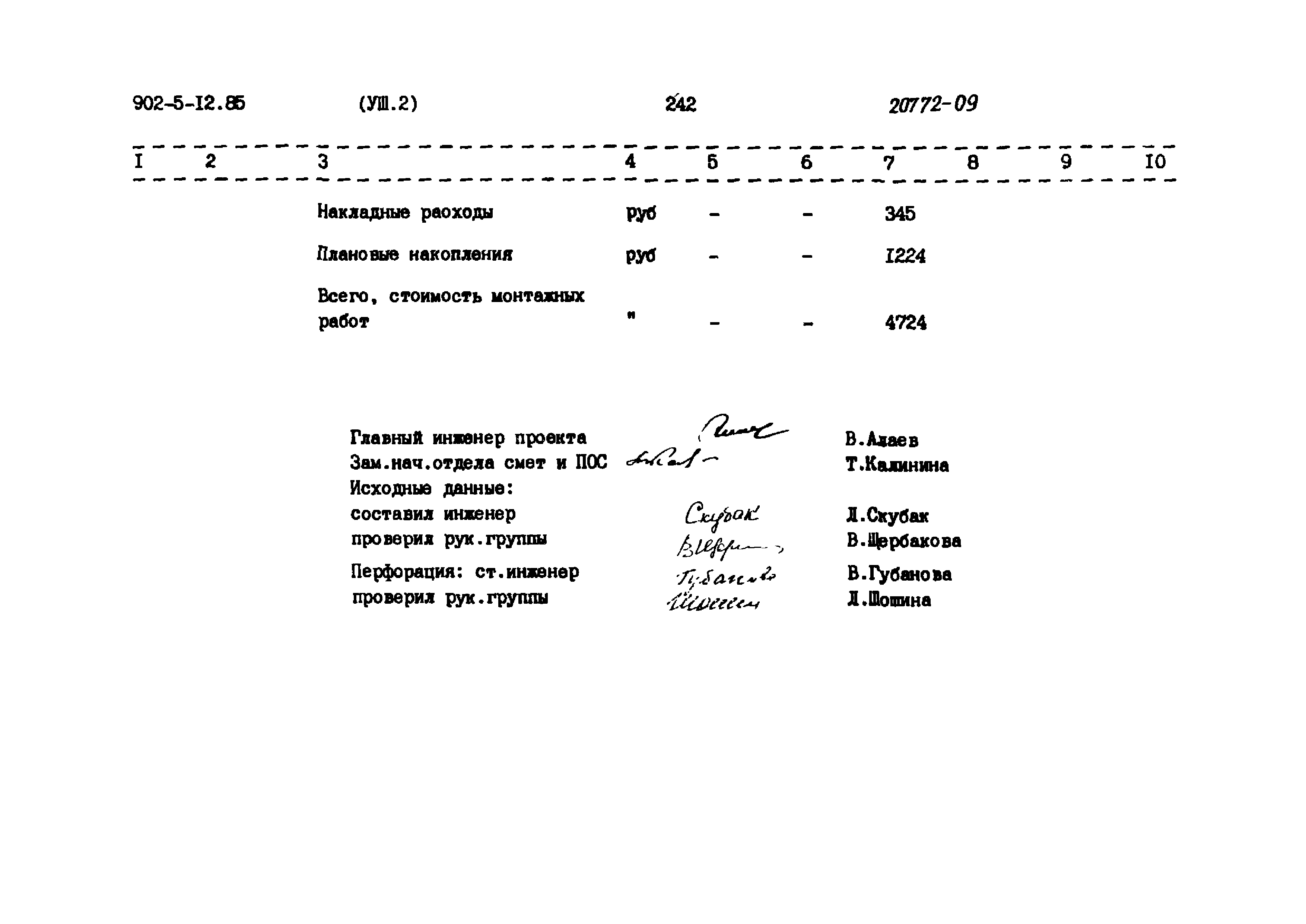Типовой проект 902-5-12.85
