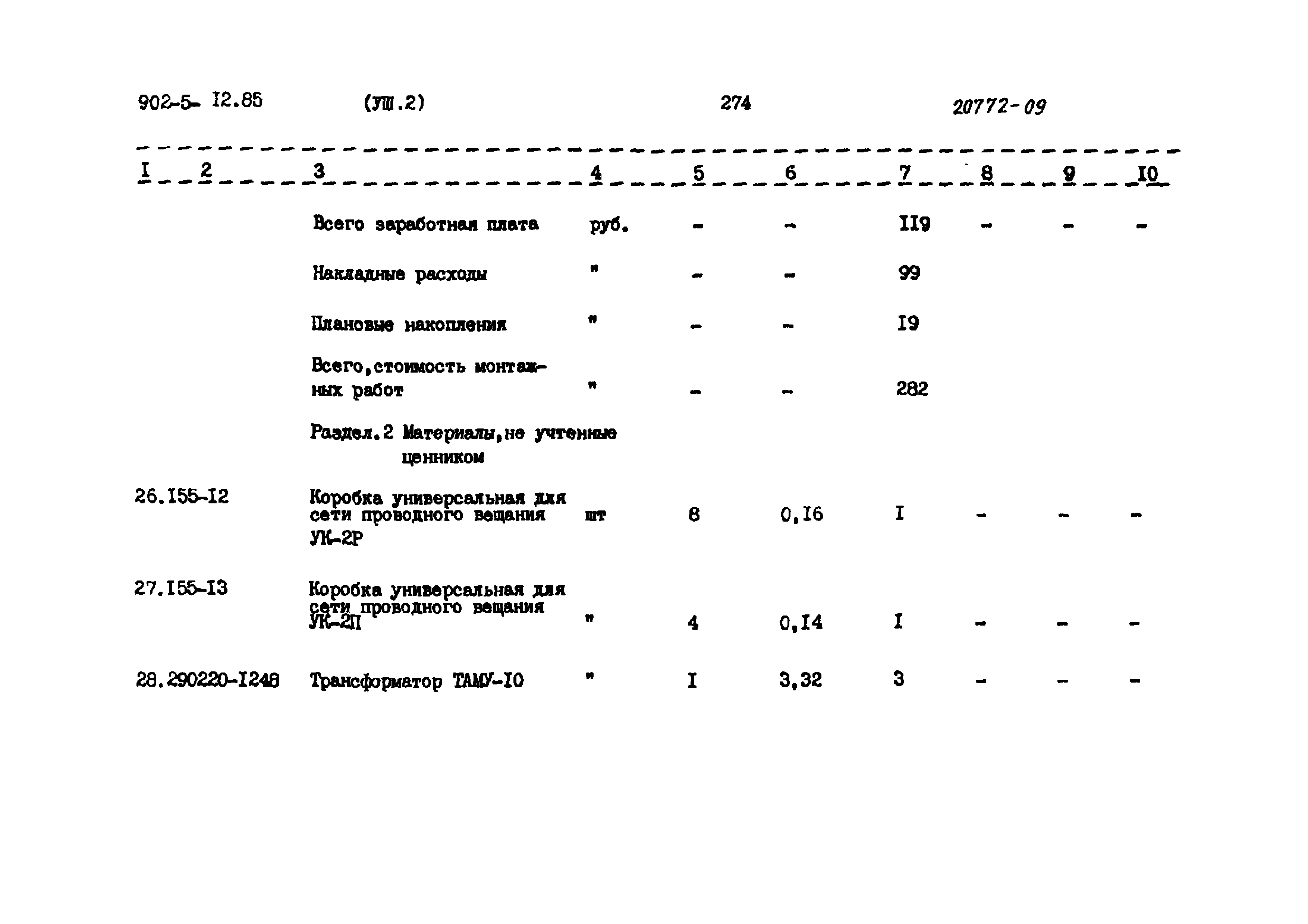 Типовой проект 902-5-12.85