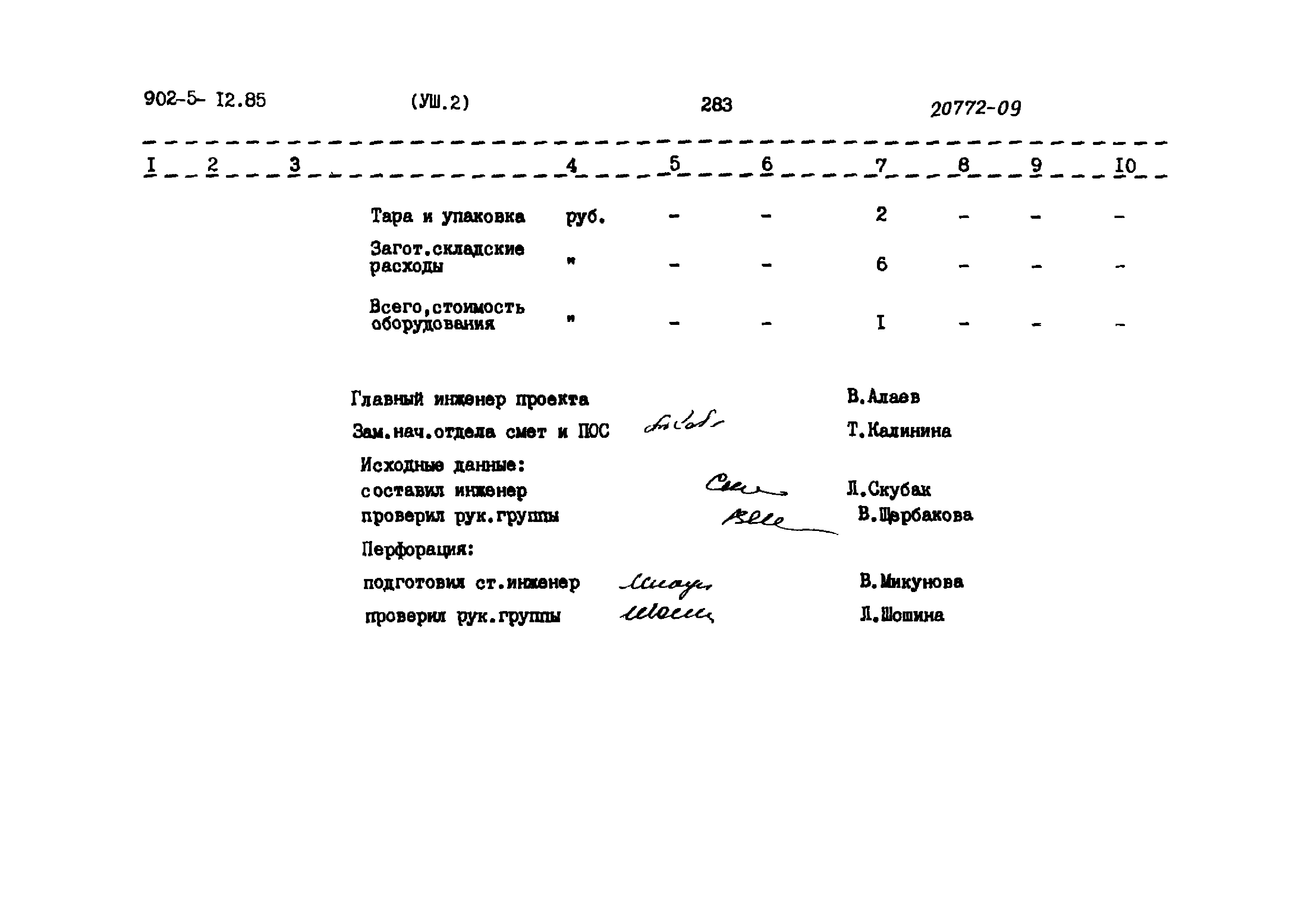 Типовой проект 902-5-12.85