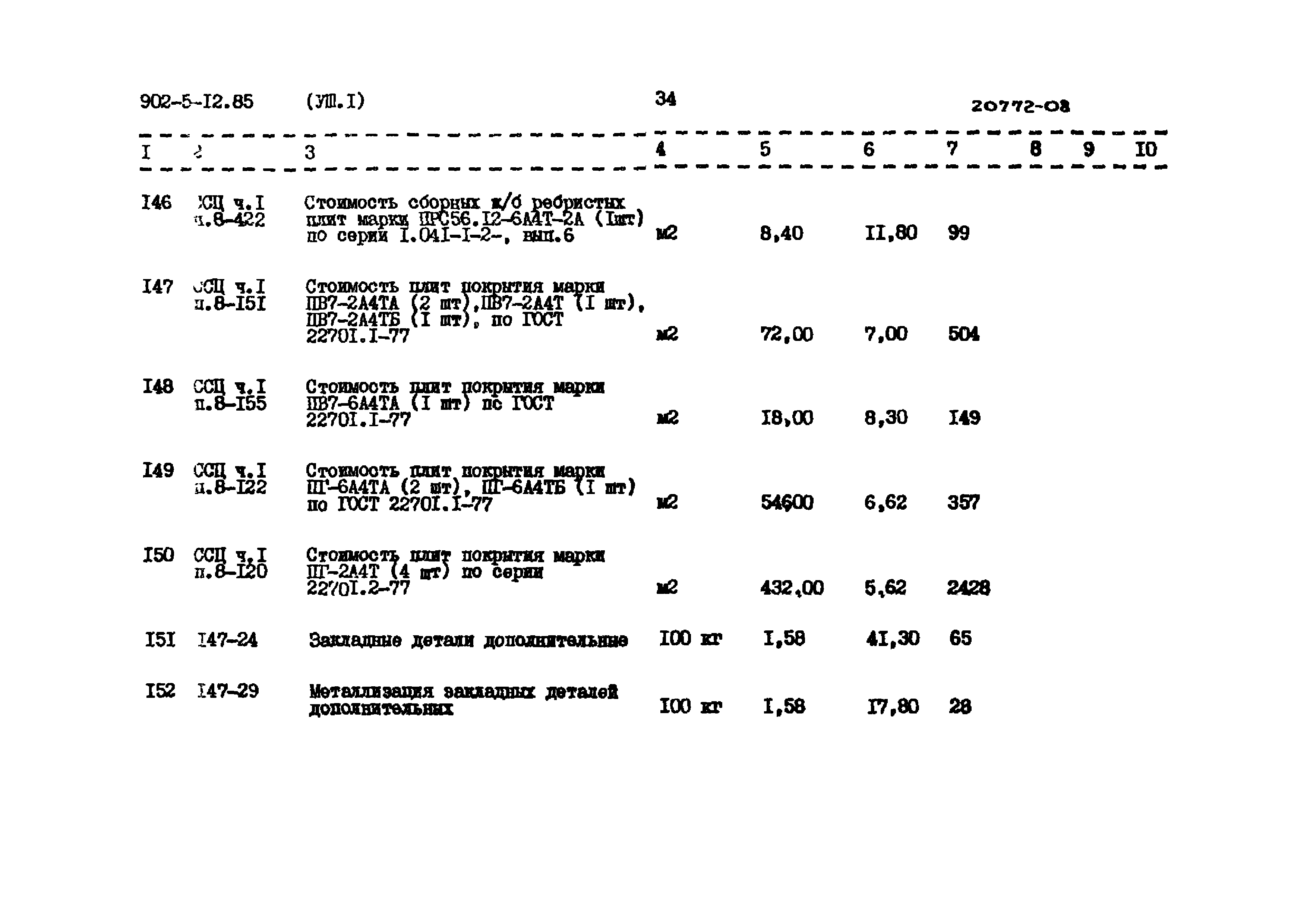 Типовой проект 902-5-12.85