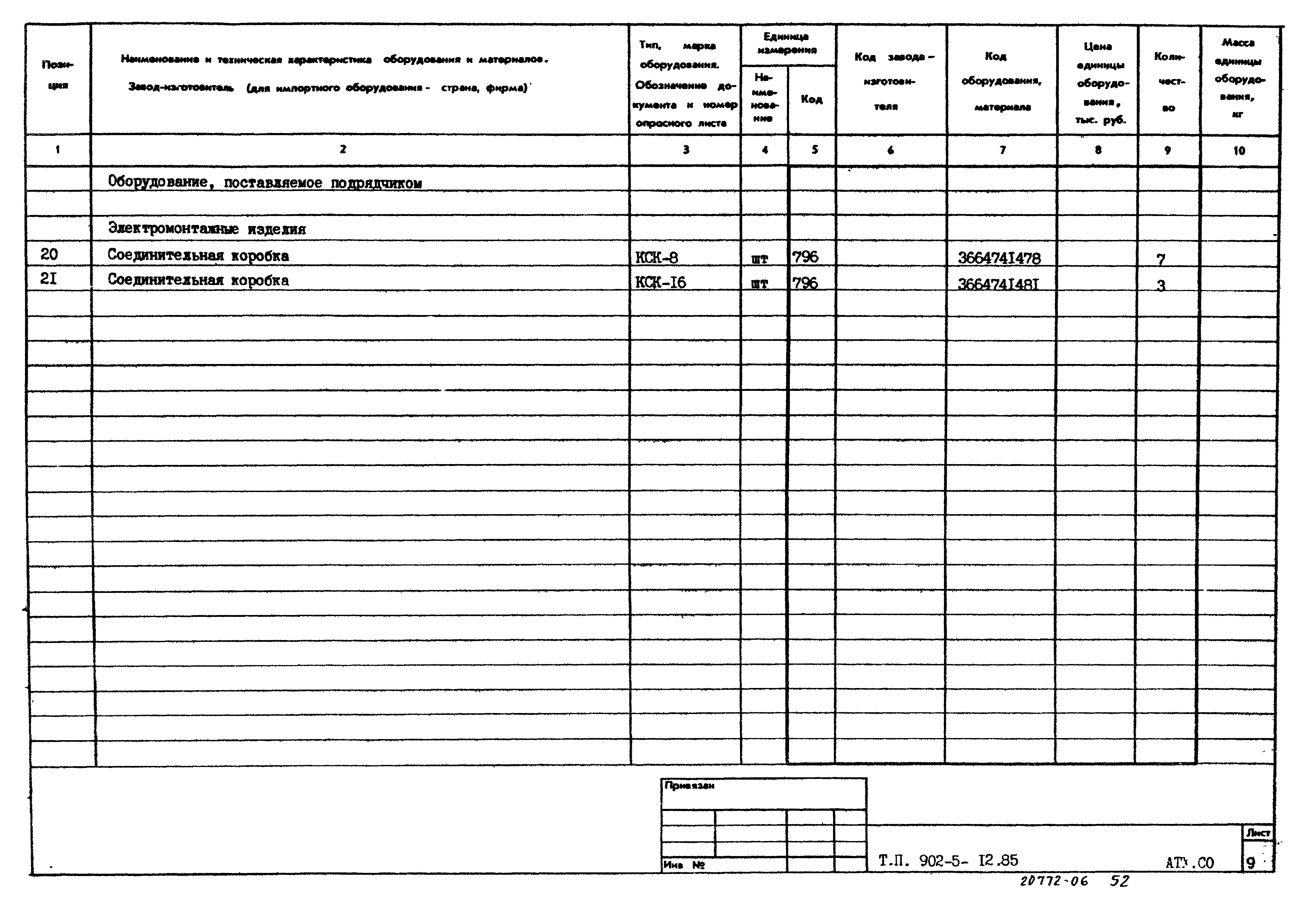Типовой проект 902-5-12.85