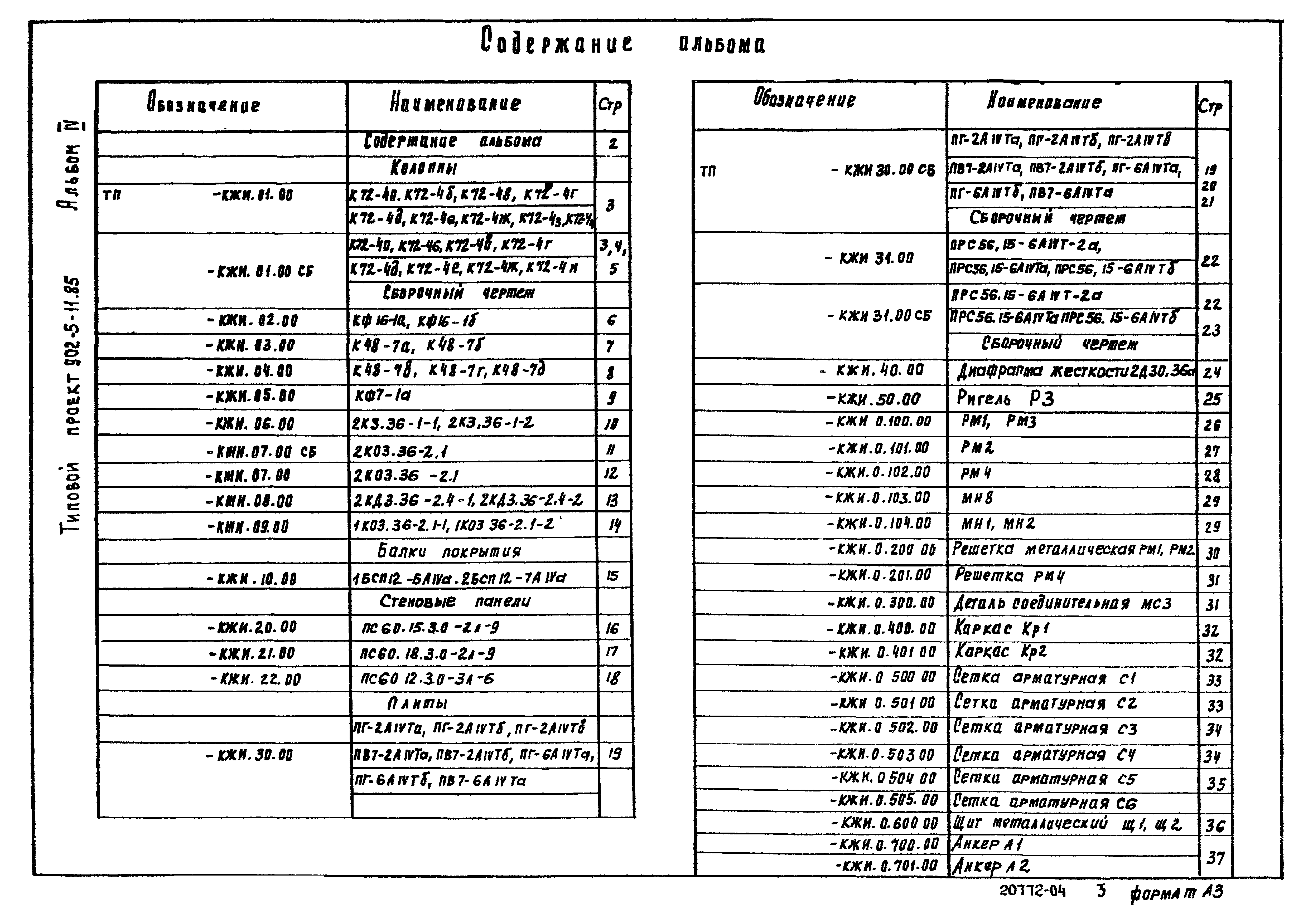 Типовой проект 902-5-12.85