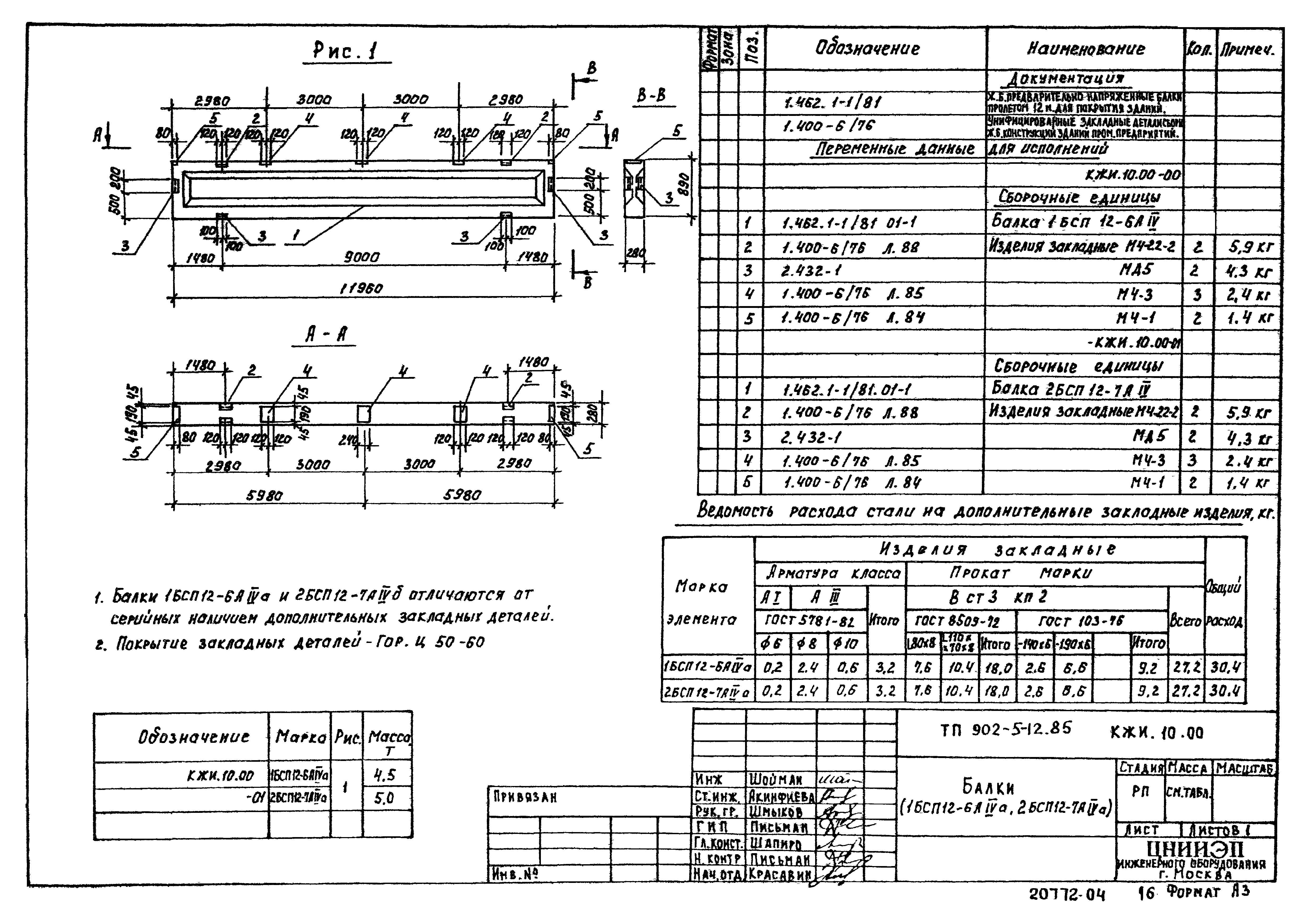 Типовой проект 902-5-12.85