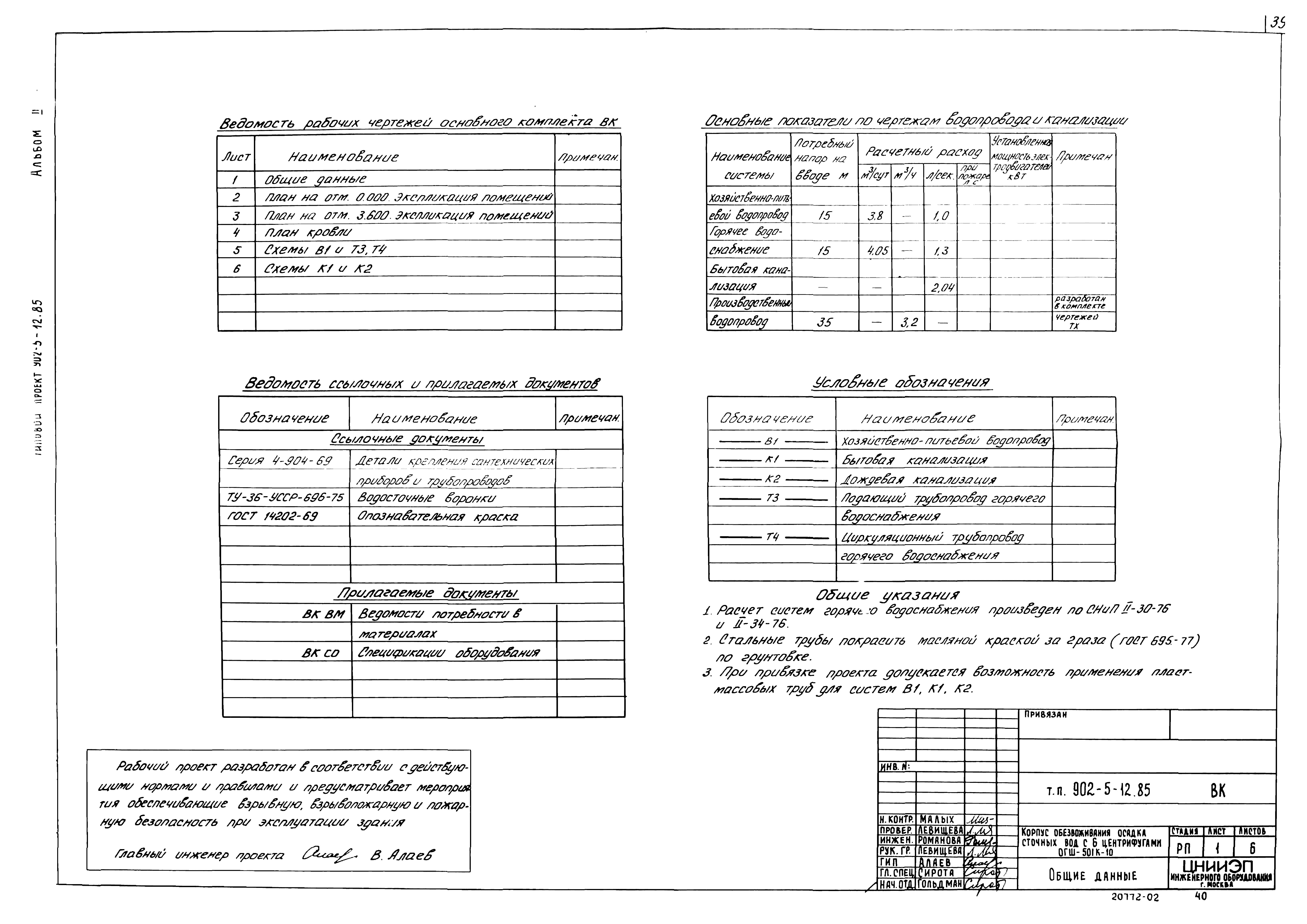 Типовой проект 902-5-12.85