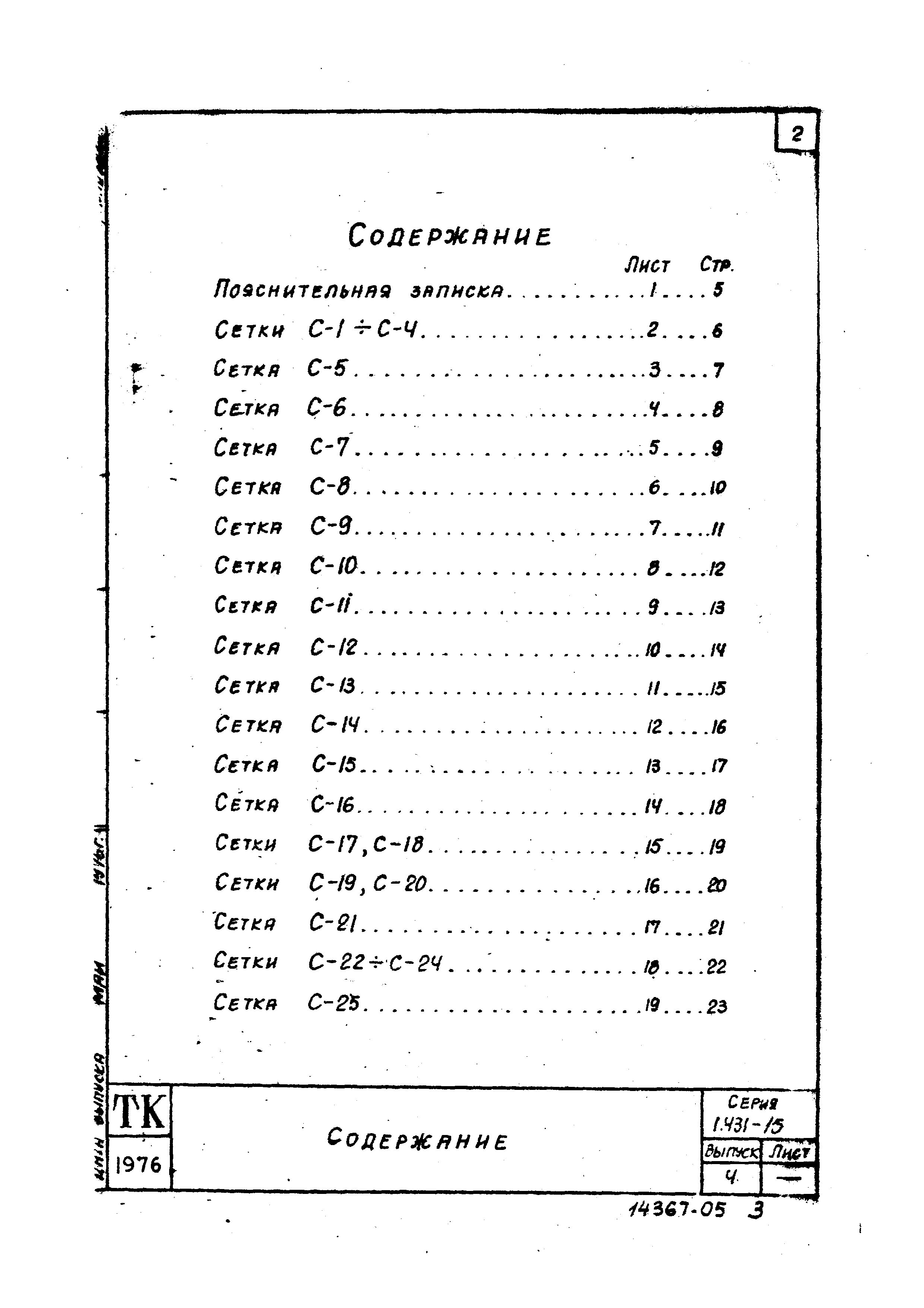 Серия 1.431-15