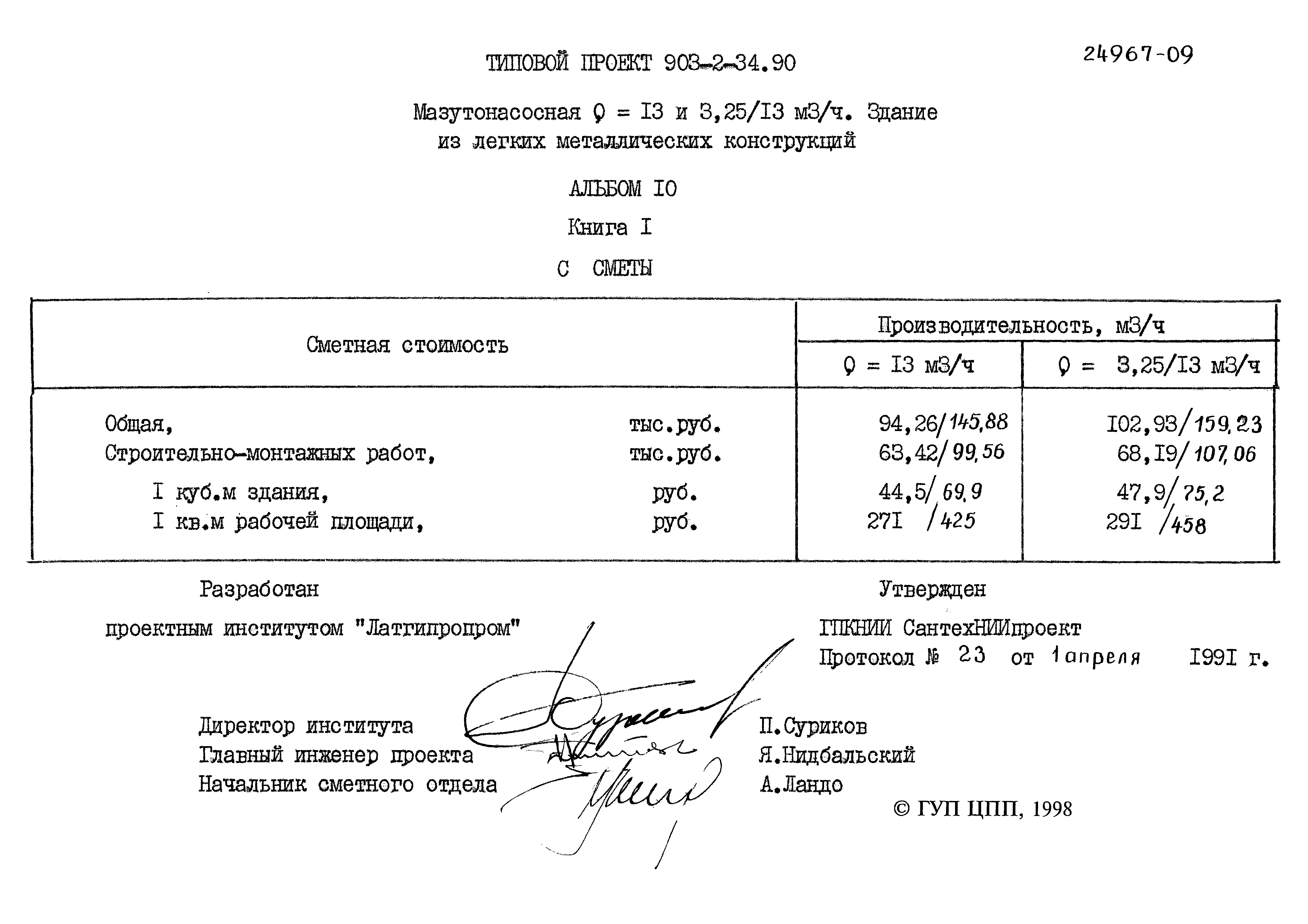 Типовой проект 903-2-34.90