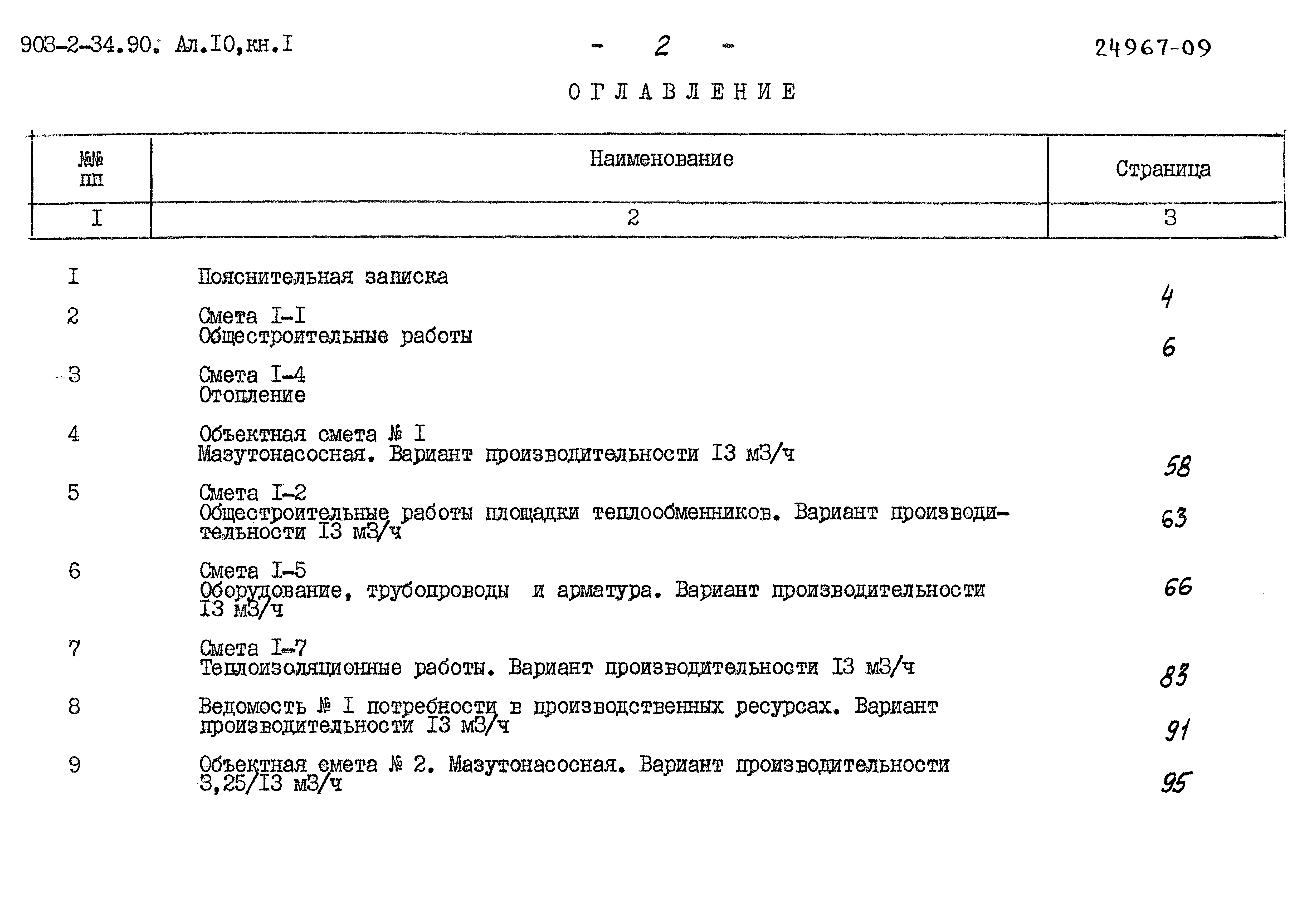 Типовой проект 903-2-34.90